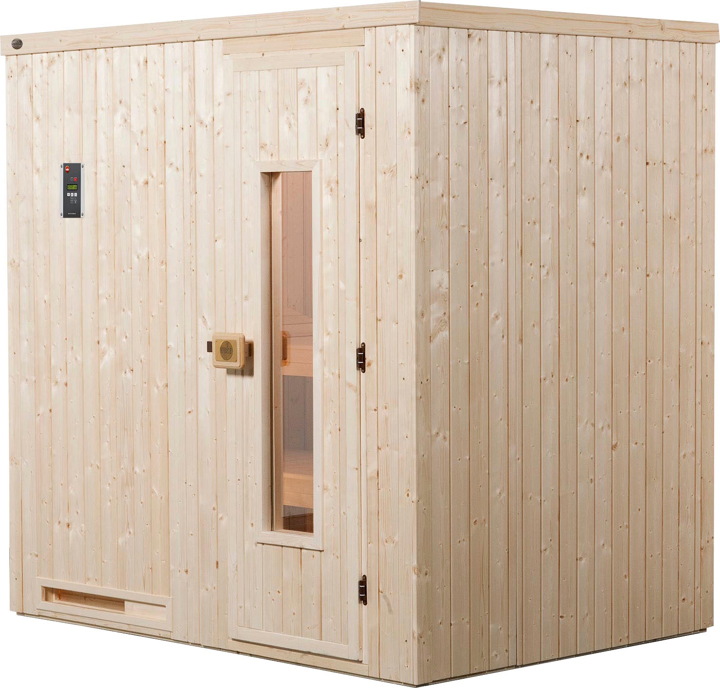 weka Sauna »Halmstad«, 7,5 kW-Ofen mit digitaler Steuerung