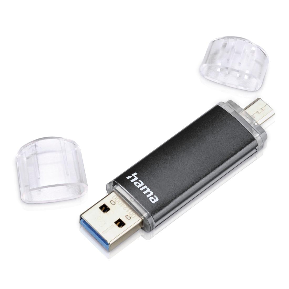 Hama USB-Stick »Laeta Twin, USB 3.0«, (USB 3.0 Lesegeschwindigkeit 40 MB/s)