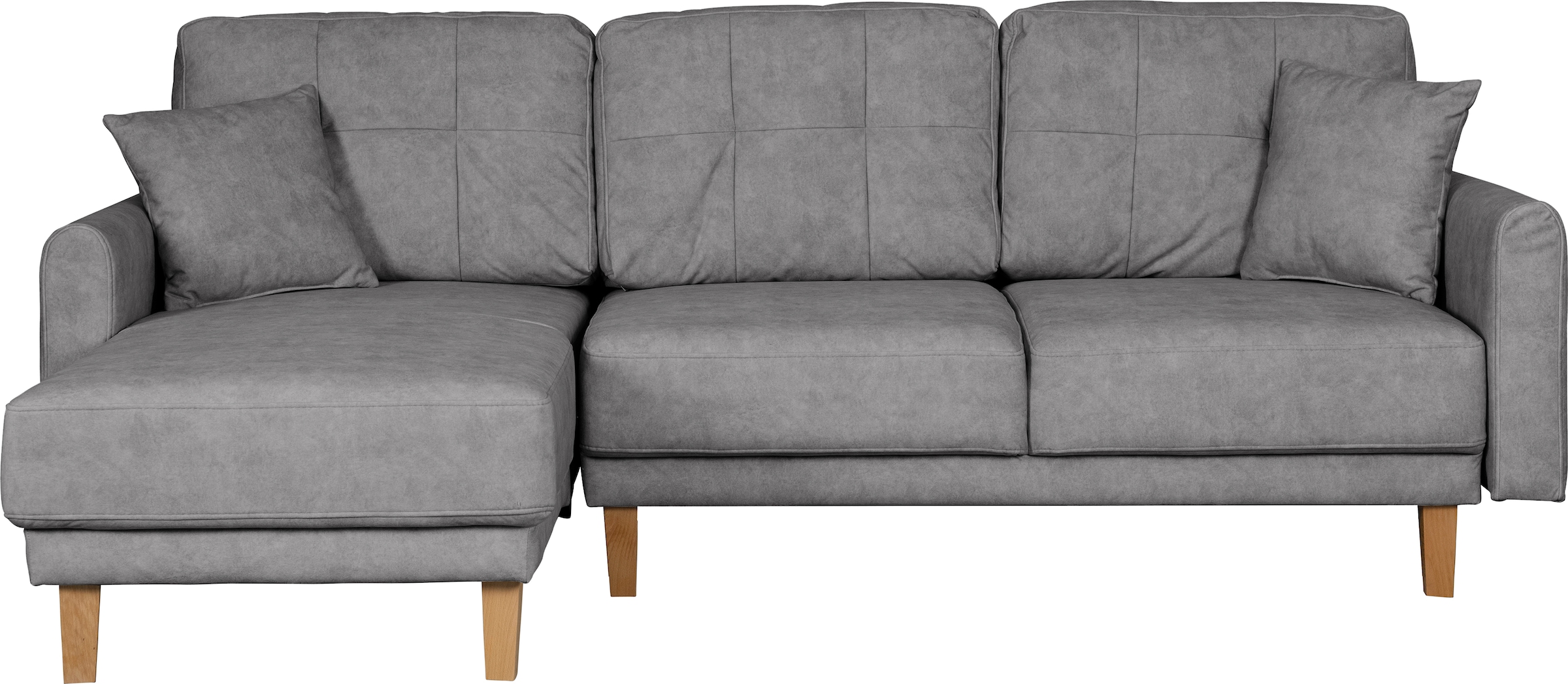 Home affaire Ecksofa »TRIPLO optionale Schlafsofa mit Bettkasten, Maße B/T/H: 234/164/89 cm«, L-Form wahlweise mit Bettfunktion - Liegefläche 132x210 cm