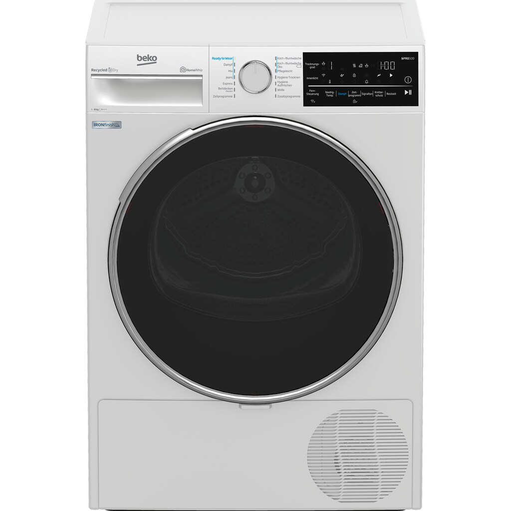 BEKO Wärmepumpentrockner »B5T62243W«, 8 kg