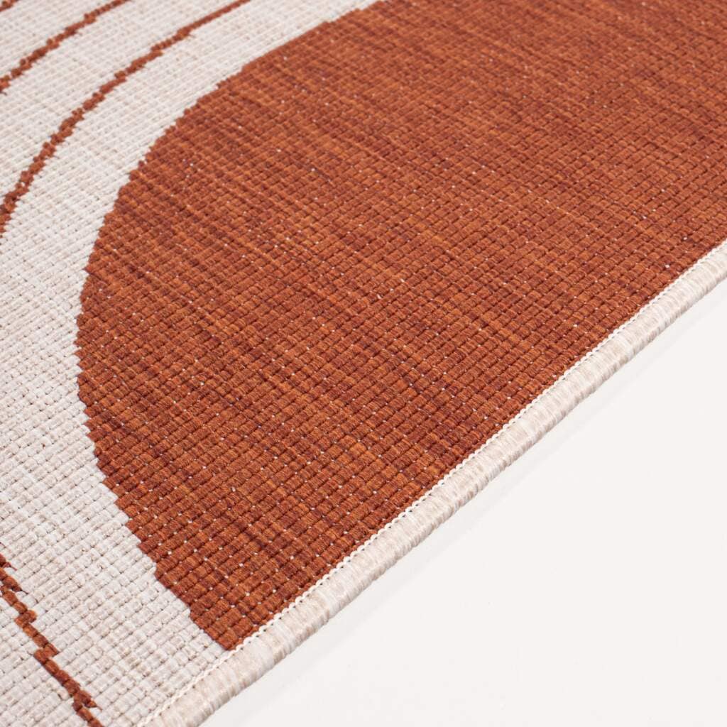 Carpet City Outdoorteppich »DUO RUG 5739«, rechteckig, 5 mm Höhe, Wendeteppich Wetterfest In- & Outdoor, Balkon, Terrasse, Wohnzimmer