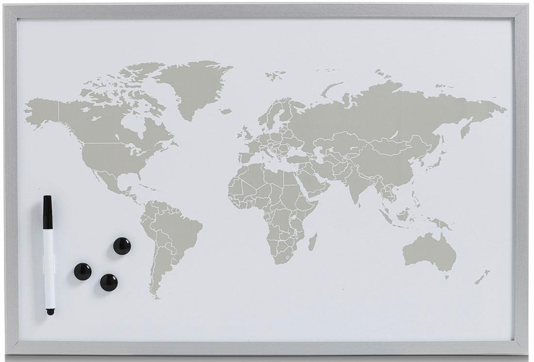 Zeller Present Motiv Magnettafel online bestellen Memoboard, »World«, Weltkarte