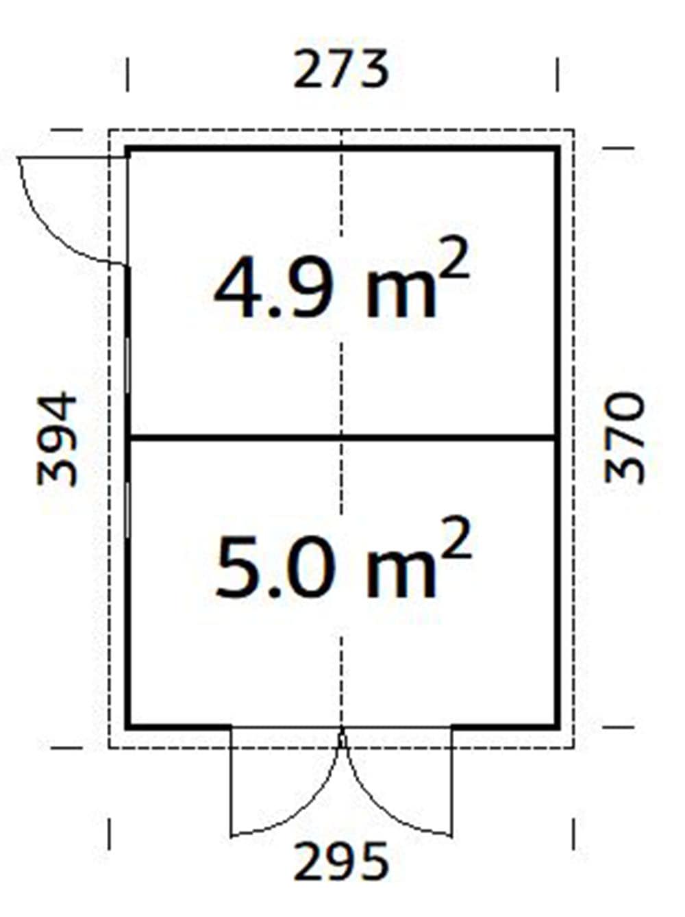 Palmako Gerätehaus »Dan«