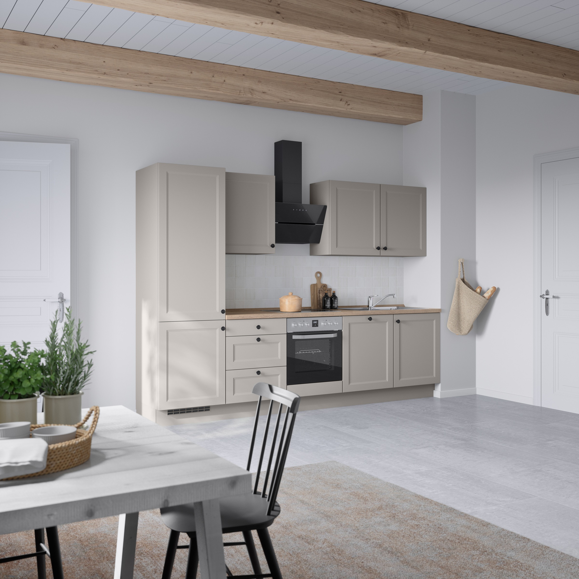 nobilia® Küchenzeile »"Cascada II"«, vormontiert, Breite 300 cm, Ausrichtung wählbar, wahlw. mit E-Geräten