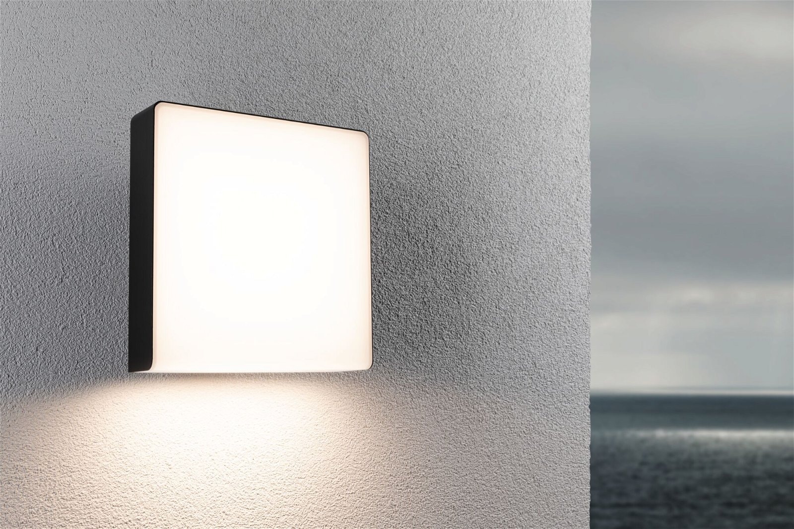 Paulmann LED Außen-Wandleuchte »Azalena IP44 250x97mm 3000K 8,5W 700lm 230V Kunststoff, Aluminium«, 1 flammig, Bewegungsmelder mit Hochfrequenz-Sensor IP44