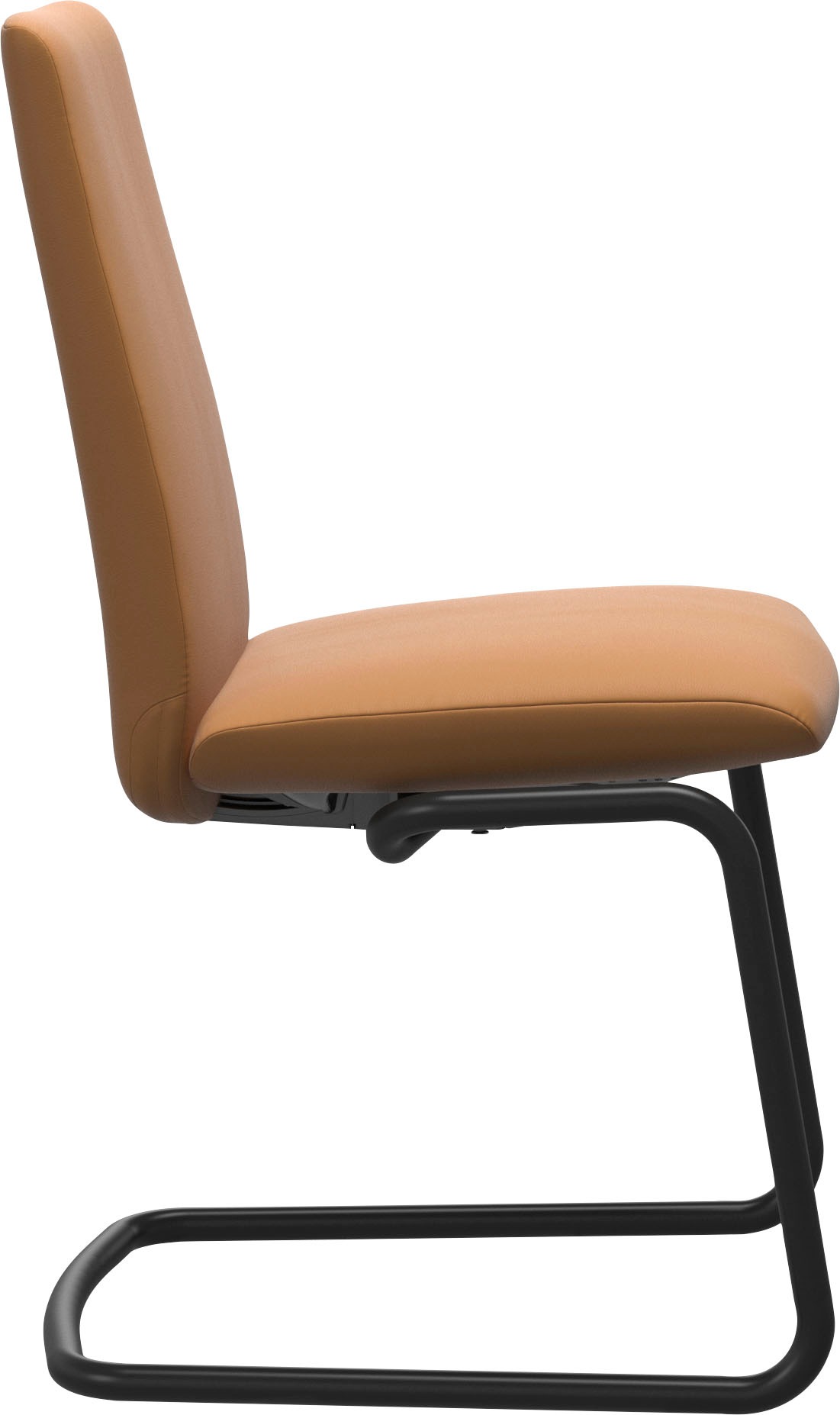 Stressless® Polsterstuhl »Laurel«, Leder BATICK, Low Back, Größe M, mit Beinen aus Stahl in Schwarz matt