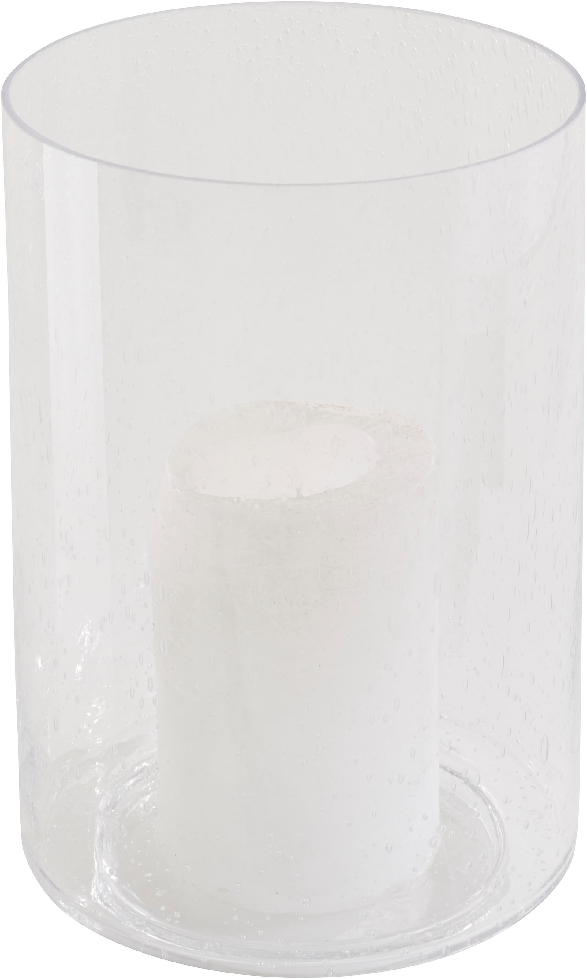 Home affaire Windlicht 30 Höhe Lufteinschlüssen, cm«, Vase (1 als bestellen Glas, online ideal auch Stumpenkerzen, »aus mit St.), für