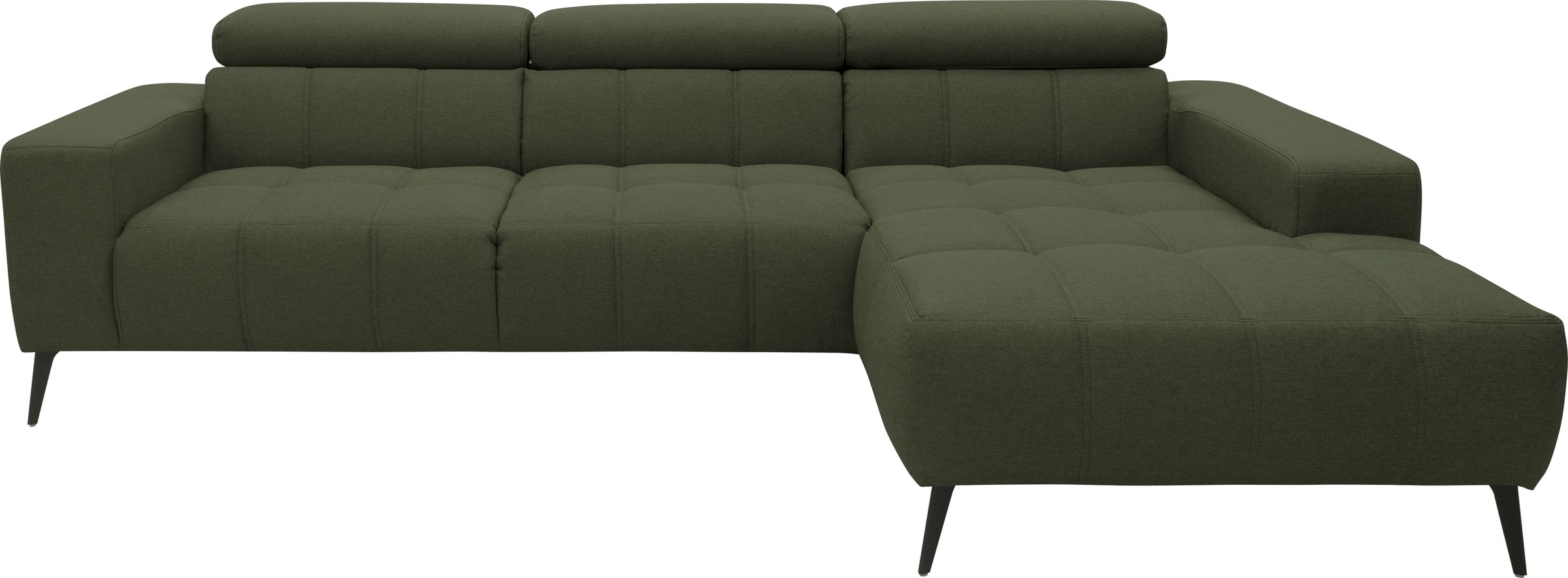 DOMO collection Ecksofa »Trento L-Form, mit Kufenfuß oder Einzelfuß«, wahlw günstig online kaufen
