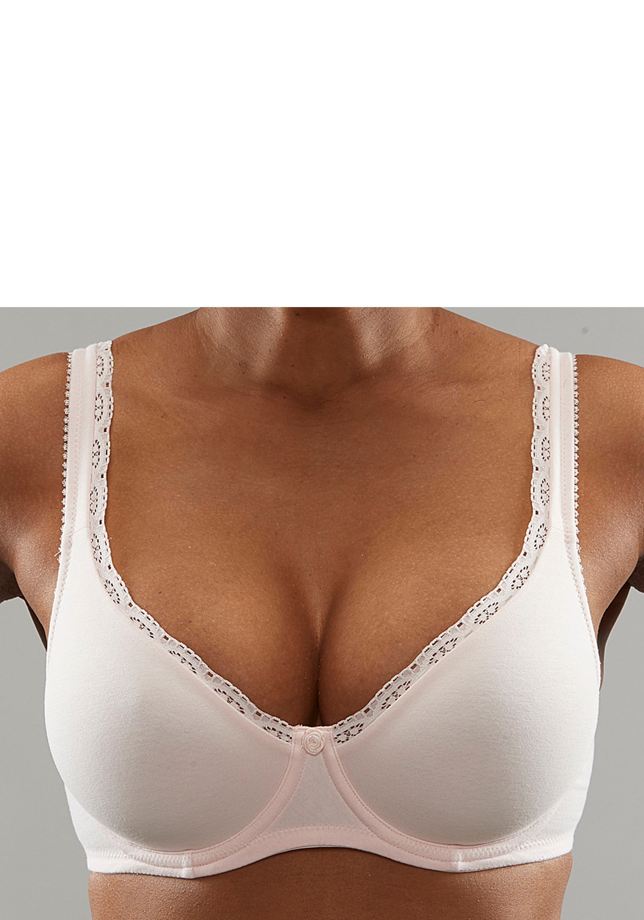 petite fleur T-Shirt-BH, mit ungefütterten, nahtlosen Cups, aus Baumwollqualität