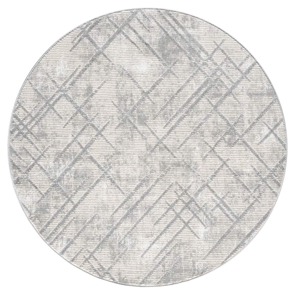 Carpet City Teppich »ANTIK245«, rund, 10 mm Höhe, Kurzflor, 3D-Optik, Klassisch-Modern für Wohnzimmer, Schlafzimmer