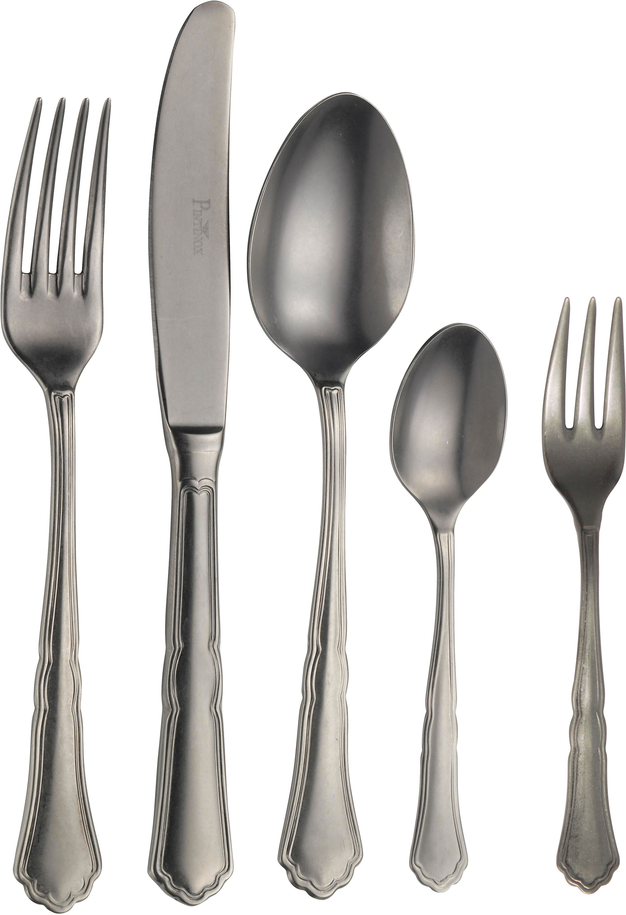 PINTINOX Besteck-Set »Settecento Alchemique« Optik Titan SW PVD Beschichtun günstig online kaufen