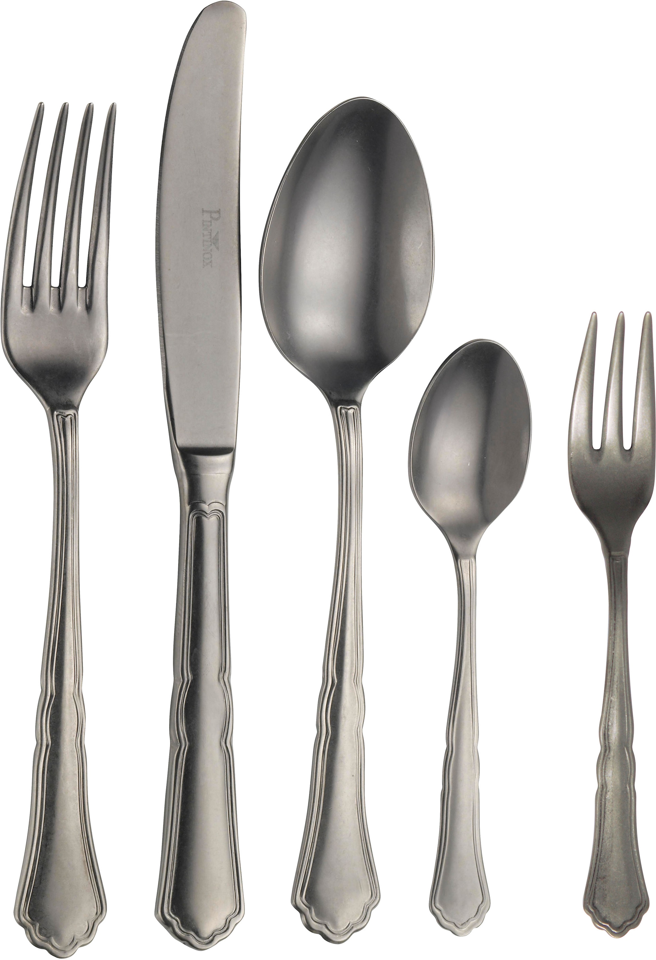 PINTINOX Besteck-Set »Settecento Alchemique Titan« Optik Titan SW PVD Besch günstig online kaufen