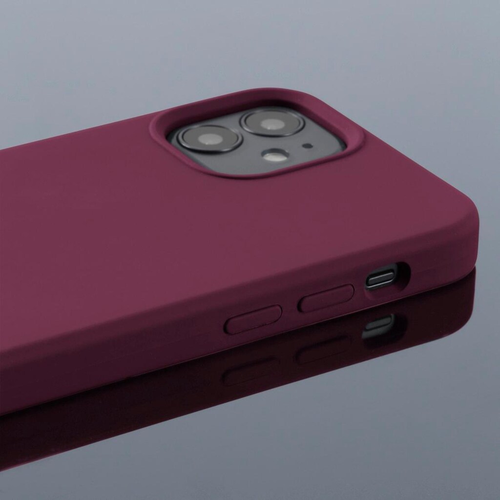 Hama Smartphone-Hülle »Handy Cover für iPhone 12 mini für Apple MagSafe Case Finest Feel Pro«