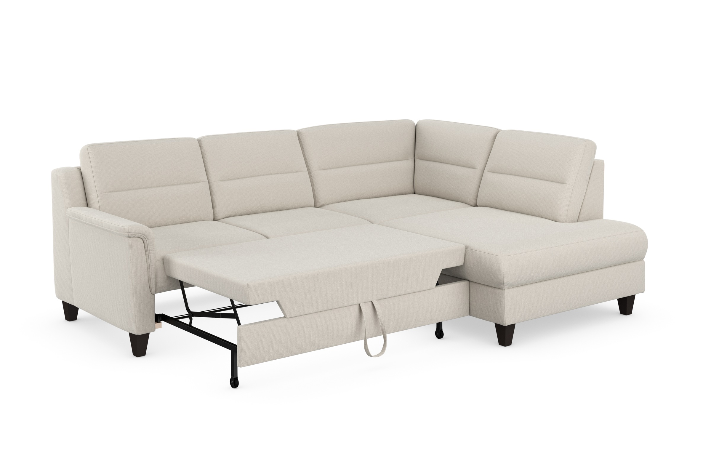 sit&more Ecksofa »Farö L-Form«, inklusive Federkern, wahlweise mit Bettfunktion und Bettkasten