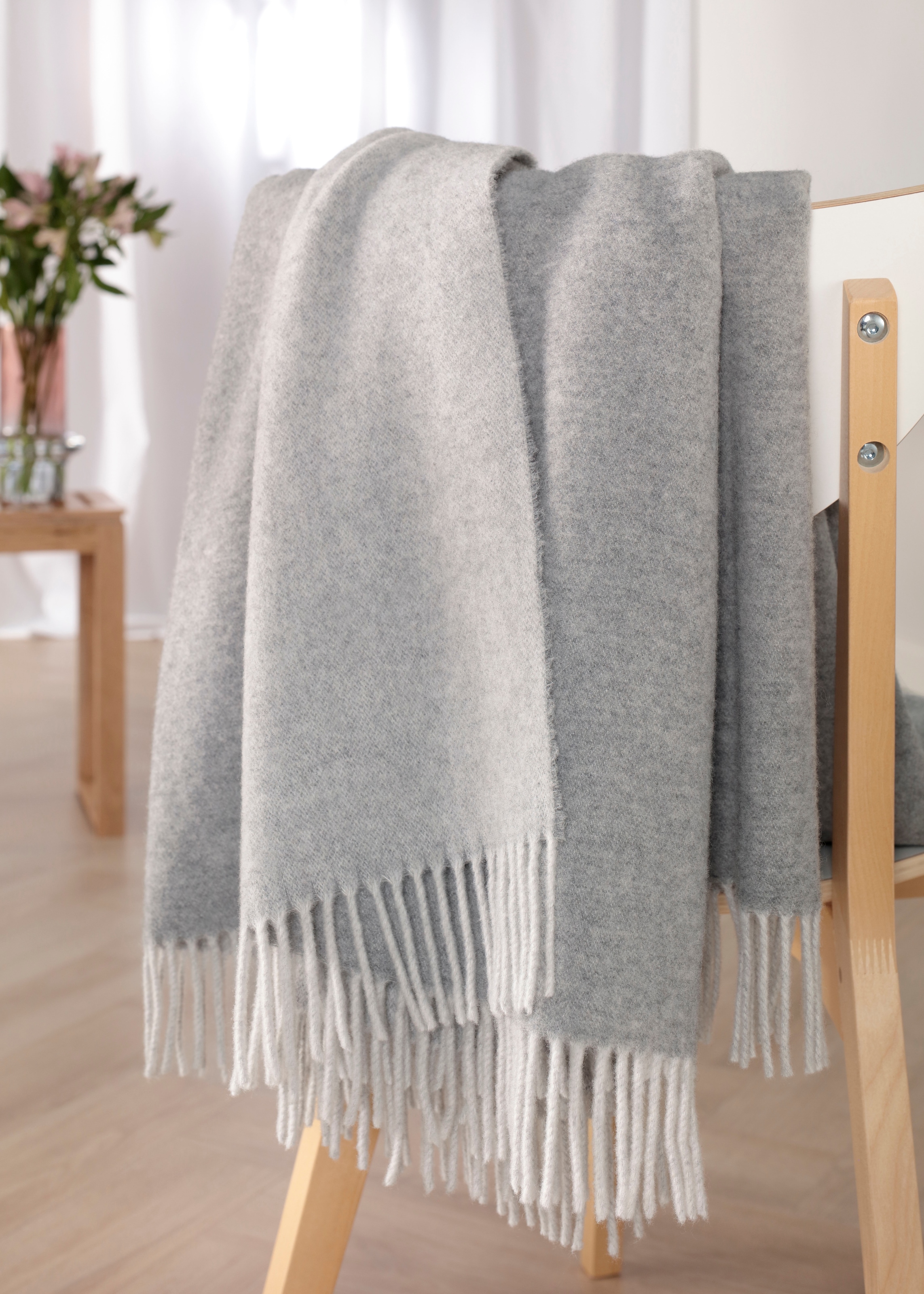 Biederlack Plaid »Cashmere-Plaid«, Plaid Soft Impression, Biederlack, im Doubleface-Look, Kuscheldecke