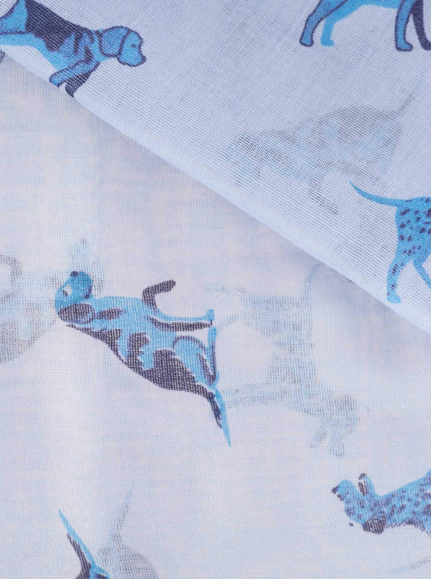 Zwillingsherz Schal »"Hund"« Hundemotiv, leichtes Material