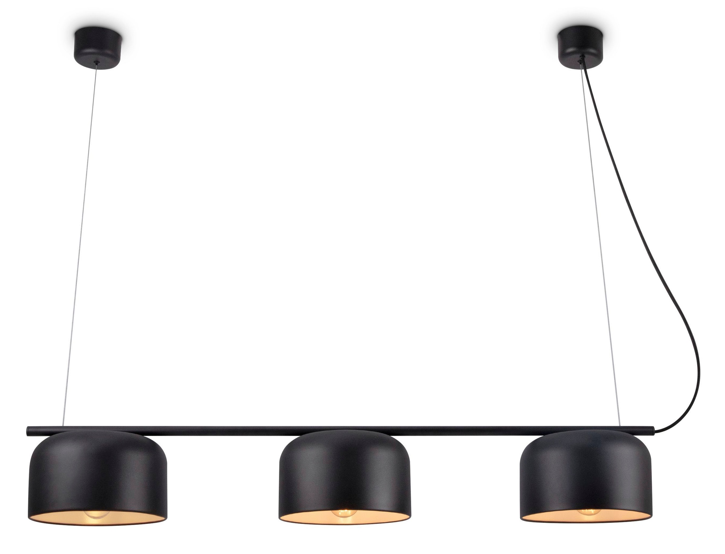 Paco Home Pendelleuchte »BOWL«, 3 flammig, Leuchtmittel E27 | ohne Leuchtmittel
