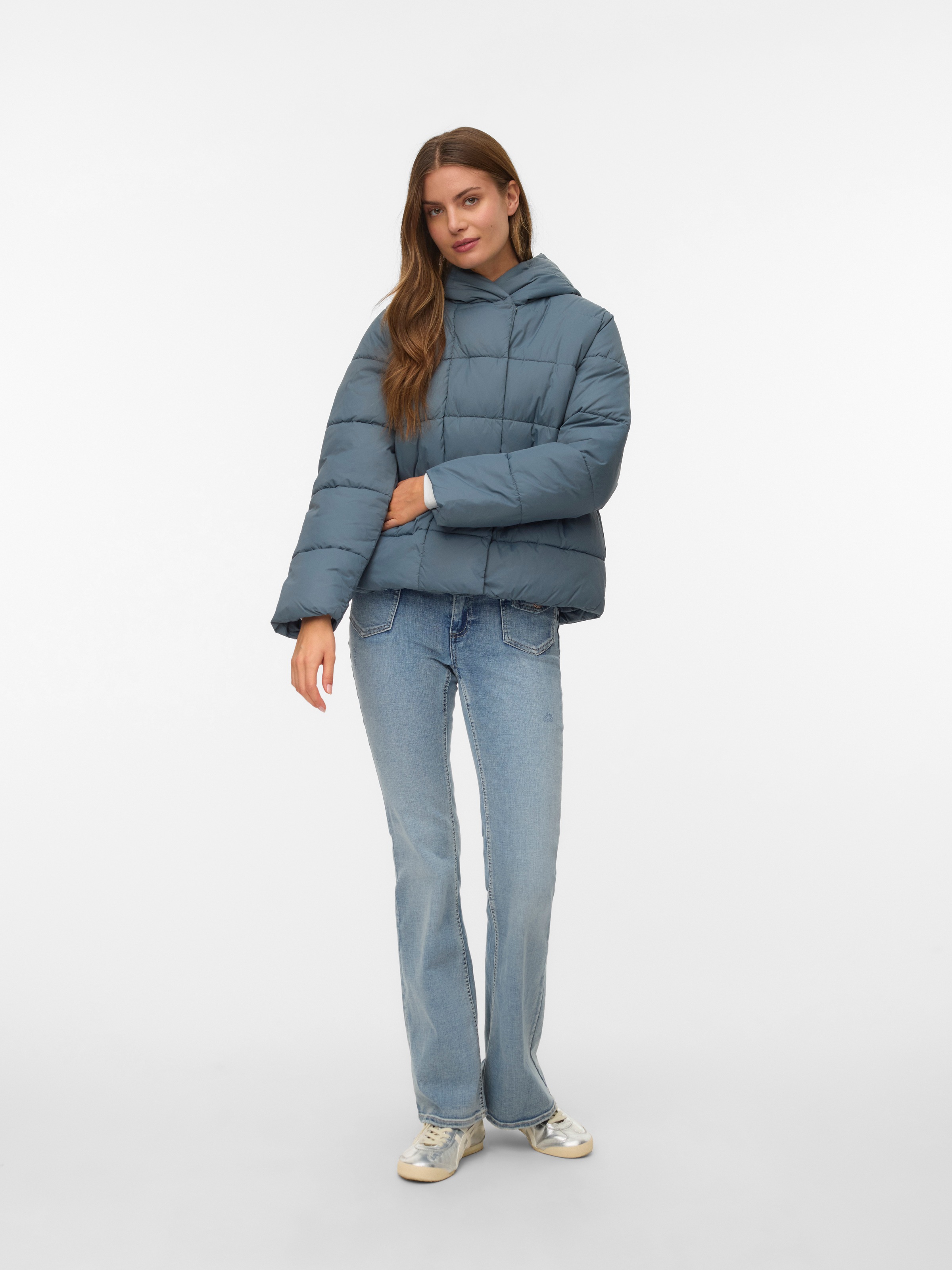 Vero Moda Steppjacke »VMBELINDA SHORT JACKET GA NOOS« mit Kapuze