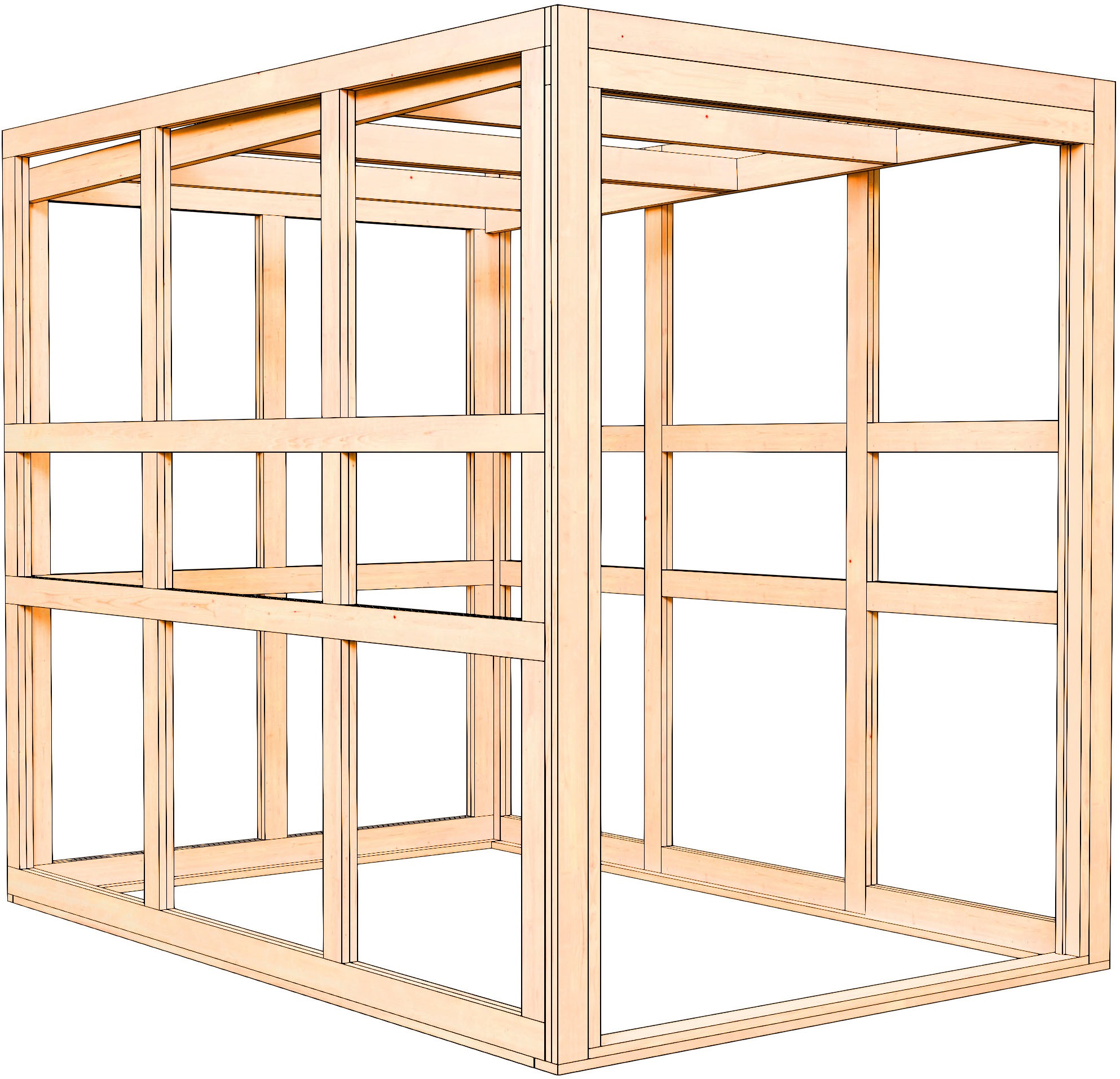 BERTILO Fahrradbox »HPL Bike in verschiedenen Farben« HPL, witterungsbeständig, farbstabil, BxTxH: 155x235x194 cm