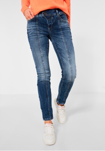 STREET ONE Skinny-fit-Jeans, mit Leder-Brandlabel kaufen