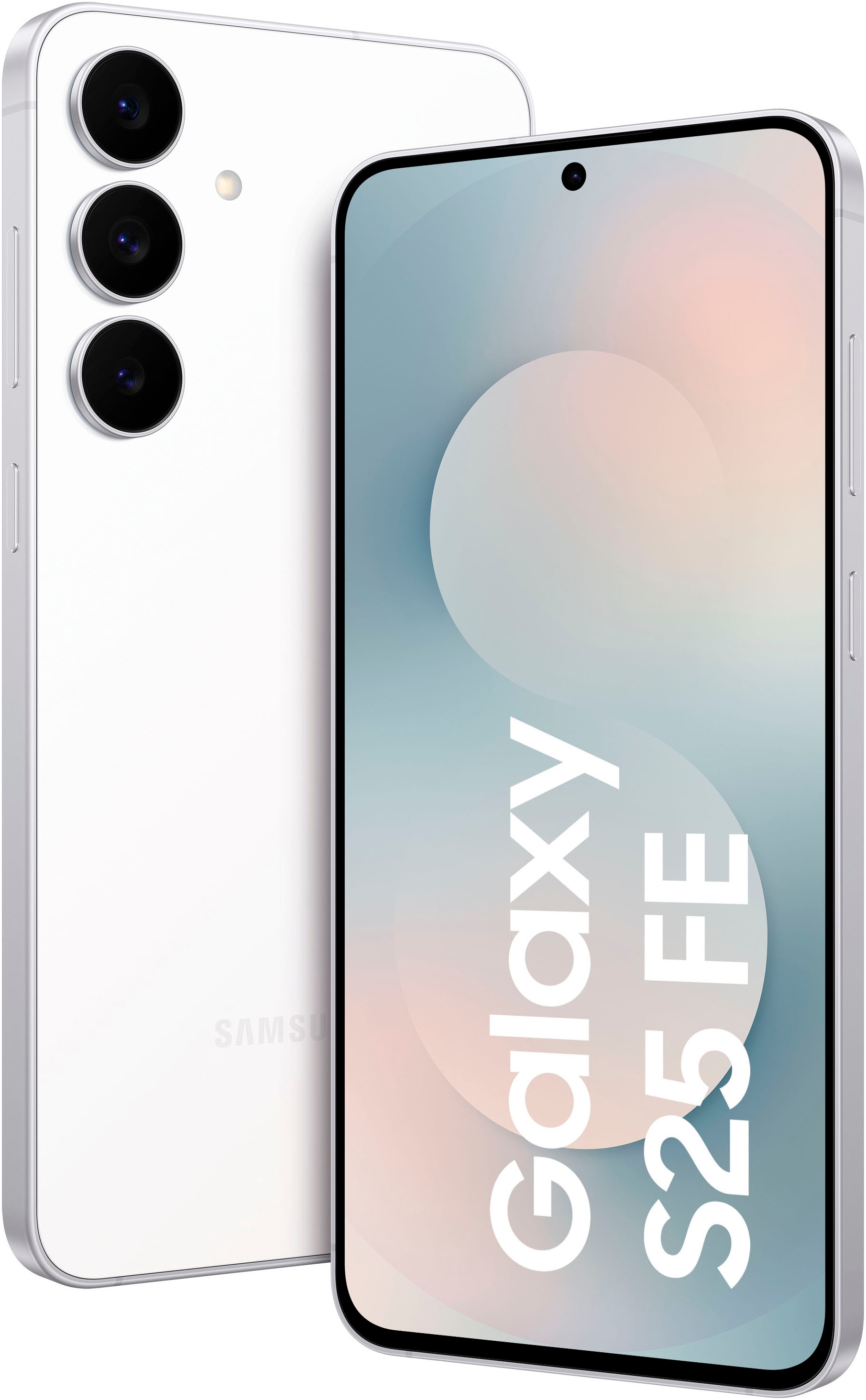 SAMSUNG Smartphone »Galaxy S25 FE« white white 5G, NFC, WLAN, Bluetooth, Gorilla-Glas