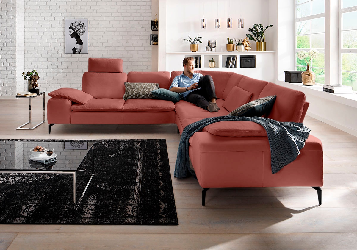 W.SCHILLIG Ecksofa »valentinoo, Designsofa, elegant und bequem, L-Form«, (S günstig online kaufen