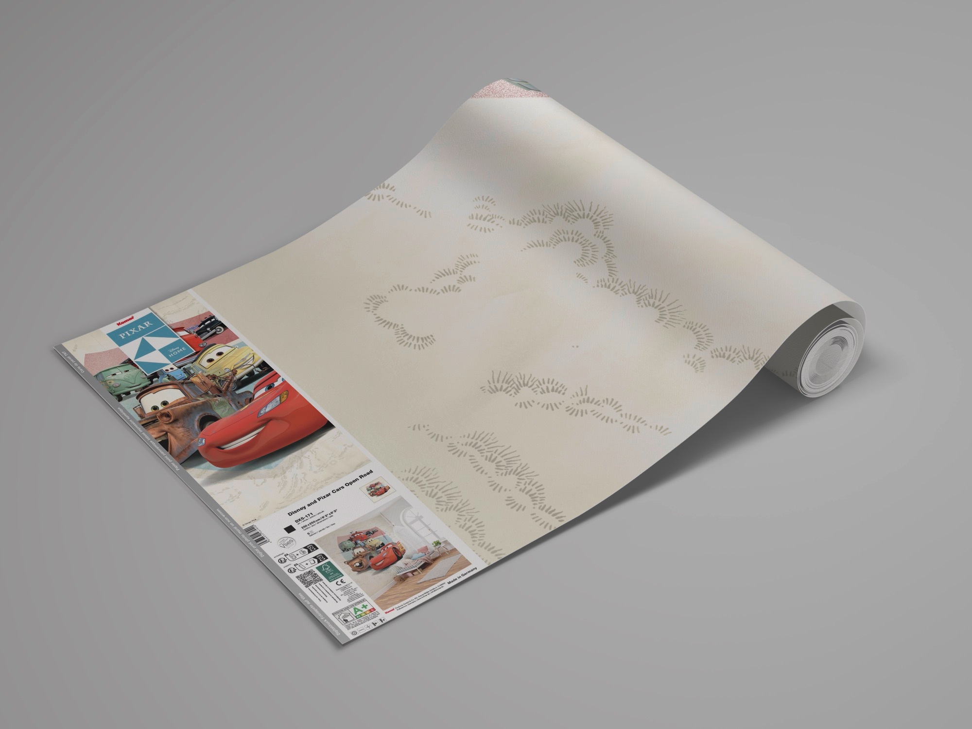 Komar Kindertapete »Disney and Pixar Cars Open Road«, bedruckt