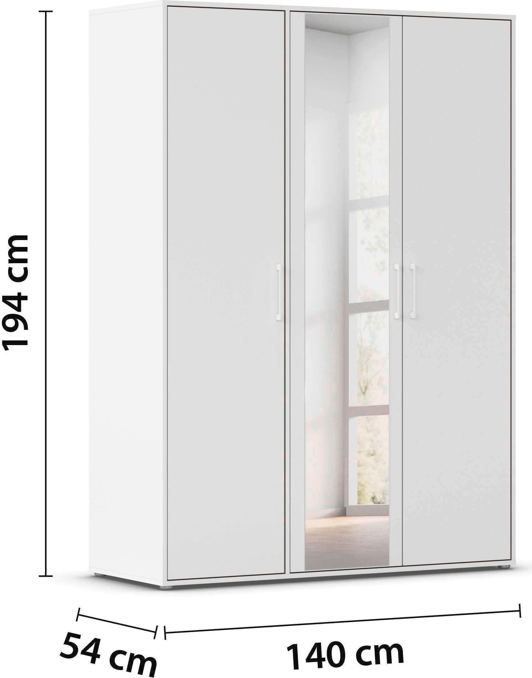 INOSIGN BY RAUCH Kleiderschrank »Schrank Garderobe Schlafzimmer Stauraum PAULLY TOPSELLER Wäscheschrank«, (mit 3 unterschiedlichen Griff-Varianten), OTTOS CHOICE 3 Griffvarianten MADE IN GERMANY