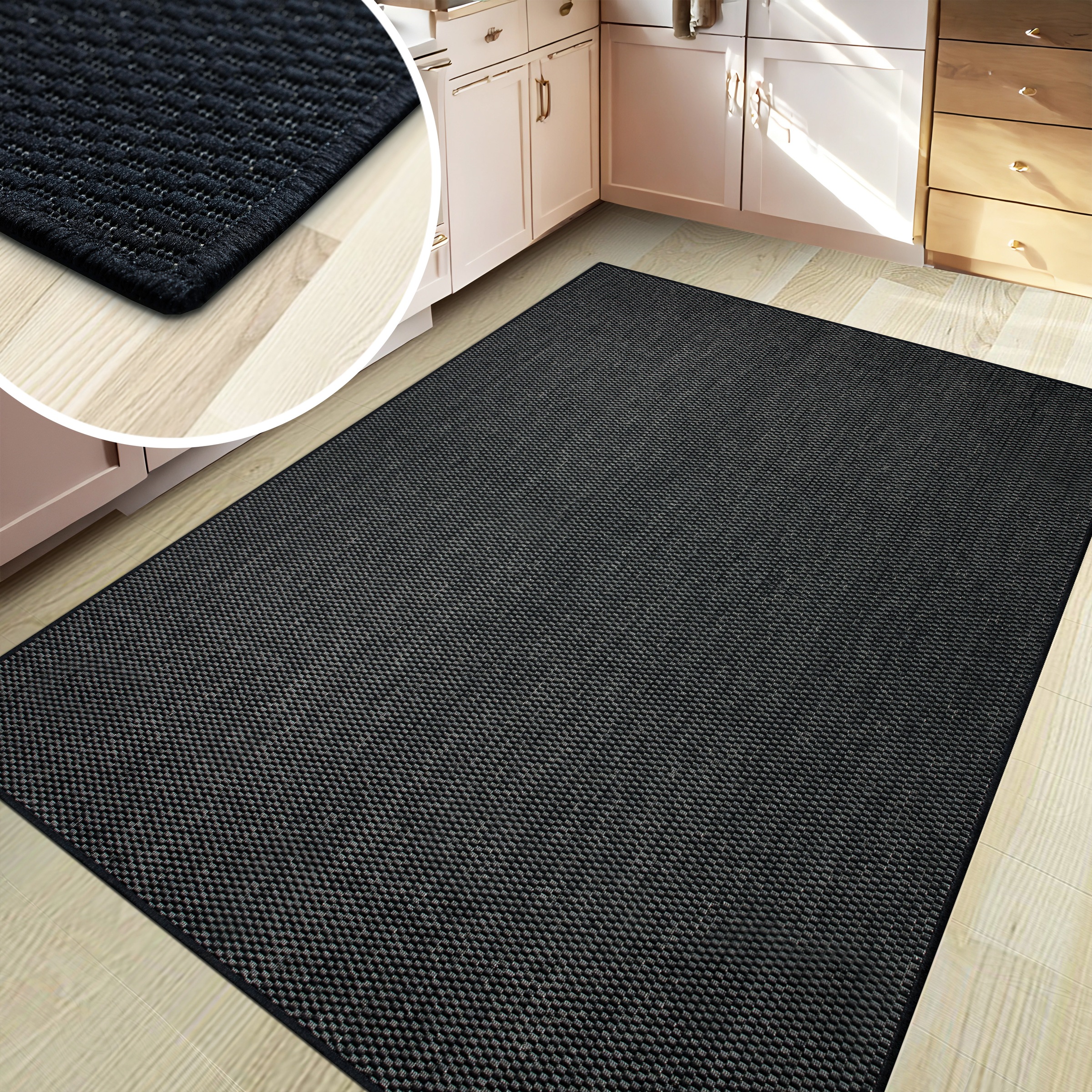 my home Teppich »Venedig auch als Läufer erhältlich«, rechteckig, 4 mm Höhe, In- und Outdoor geeignet, Sisal-Optik, Wetterfest & UV-beständig