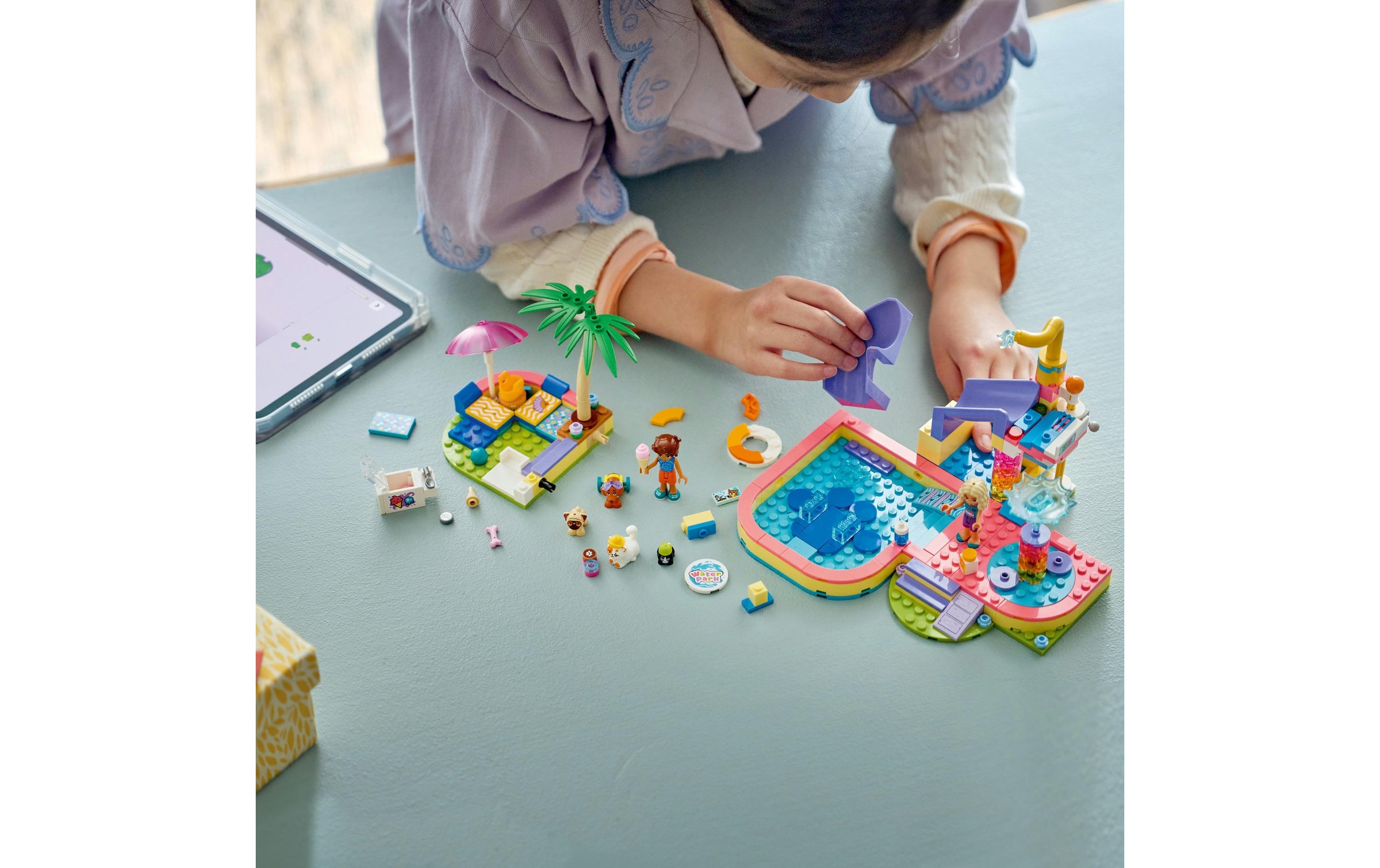 LEGO® Konstruktionsspielsteine »Lustiger Tag im Wasserpark (42676), LEGO Friends« Made in Europe