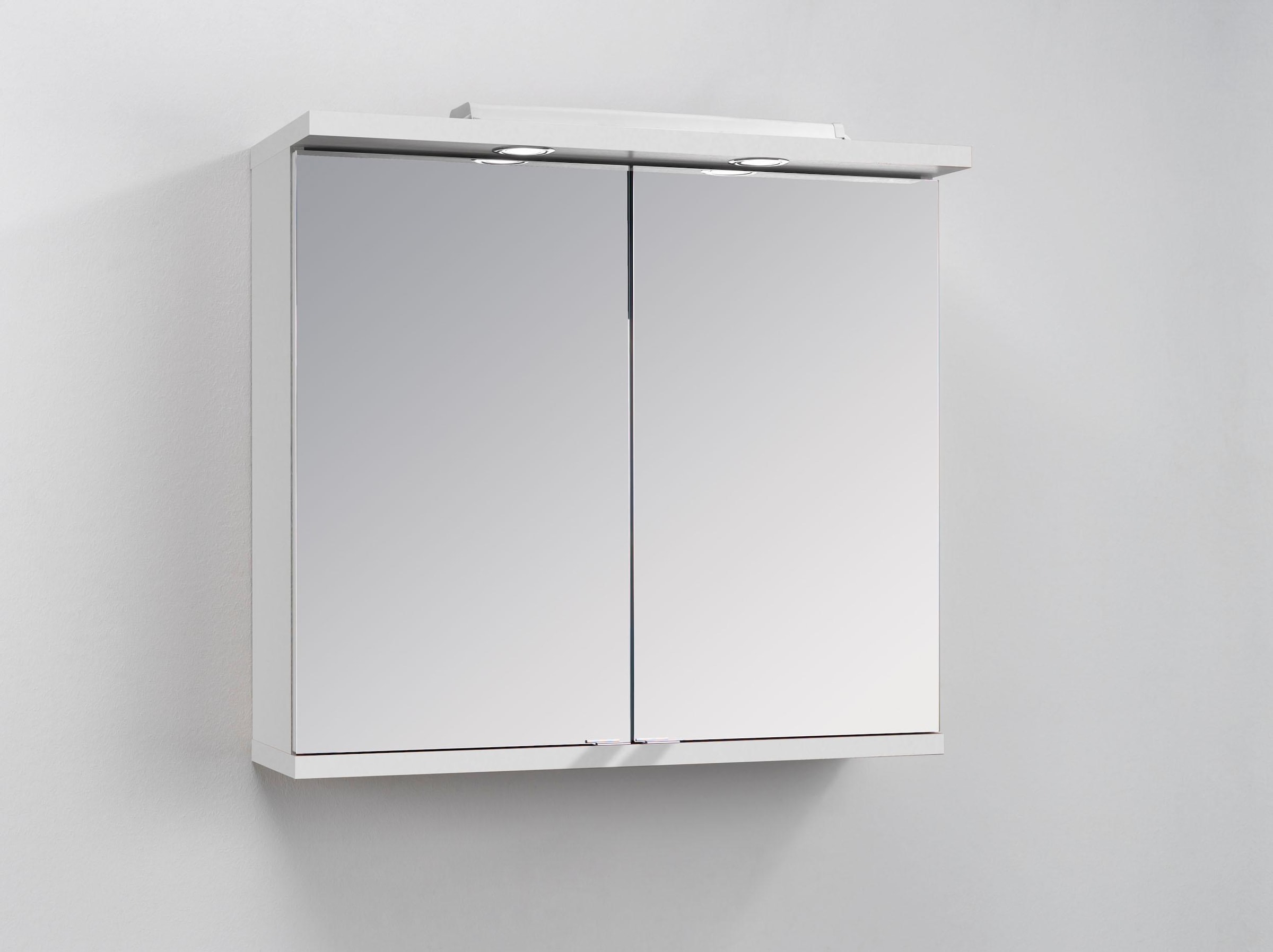 Homexperts Spiegelschrank »Nusa«, Breite 80 cm, mit LED-Beleuchtung und  Schalter-Steckdosen-Box jetzt im %Sale