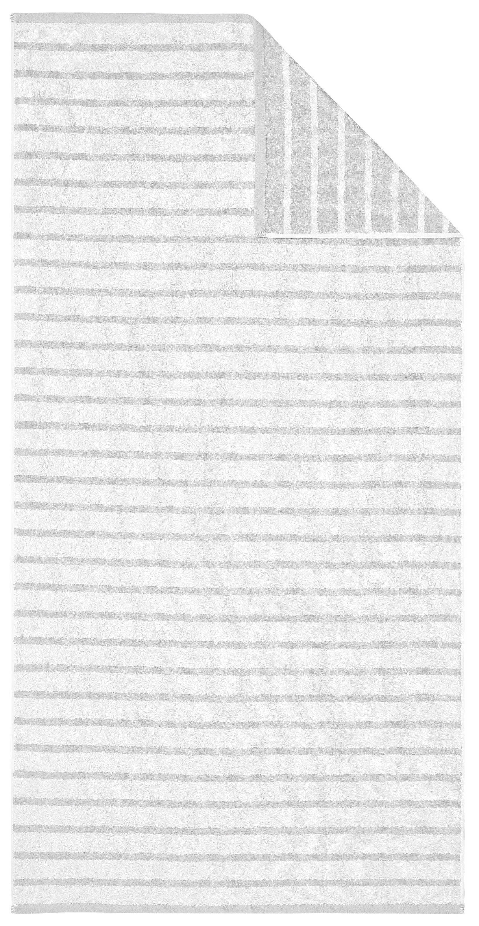 my home Duschtücher »Finn, Duschtücher 70x140cm« Set und Serie, mit Uni Farben und Streifen, 100% Baumwolle