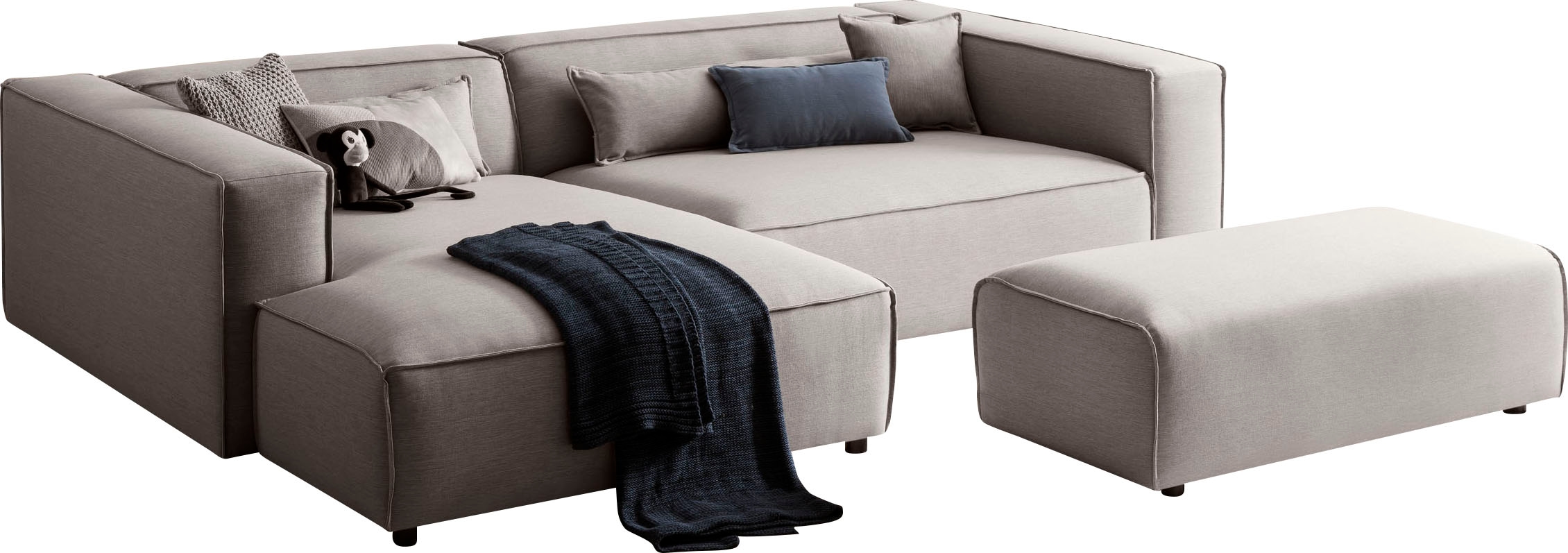LeGer Home by Lena Gercke Polsterecke »PIARA XXL, L-Form, Schlaffunktion, C günstig online kaufen