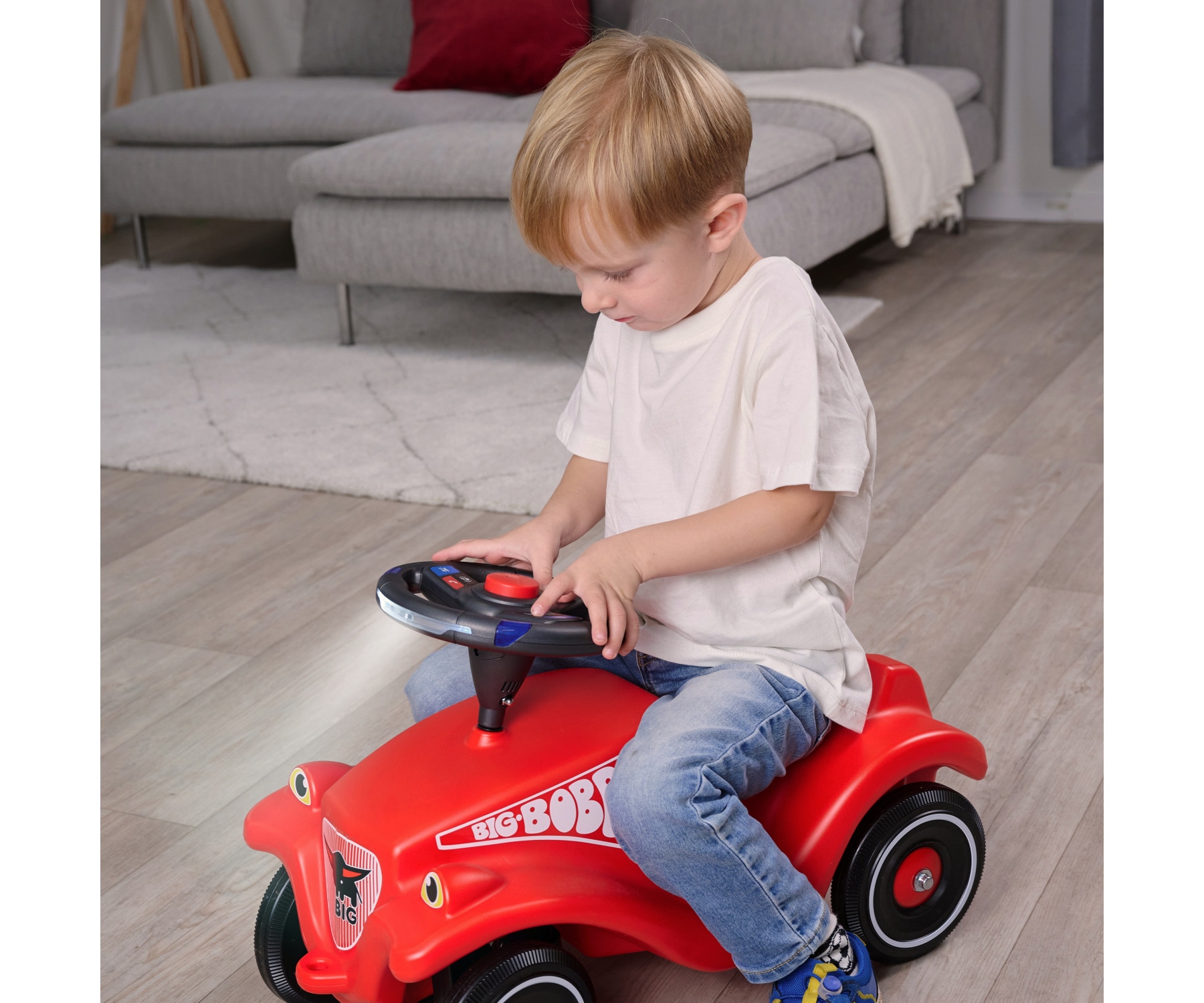 BIG Spielfahrzeug-Lenkrad »BIG SOS Sound Lenkrad« mit Sound; Zubehör für Bobby Car