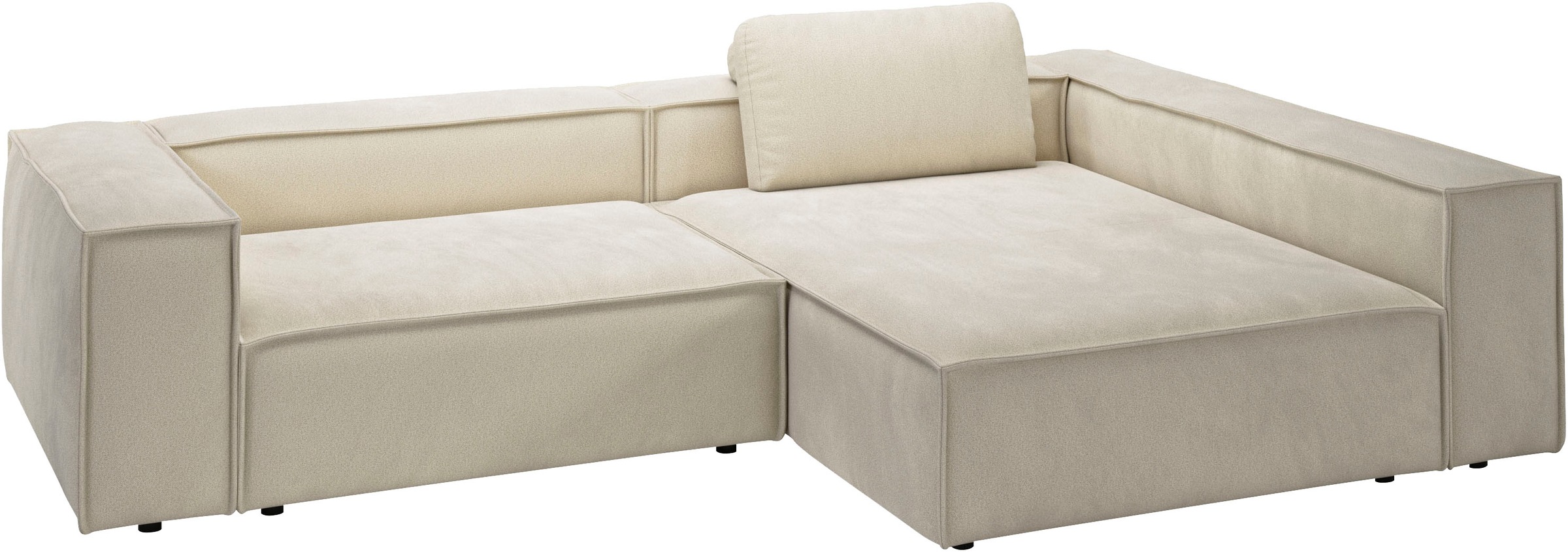 Places of Style Ecksofa »Watertown, moderne XXL L-Form, 306 cm breit«, Komfortabel mit tiefer Sitzfläche – ideal für große Wohnräume