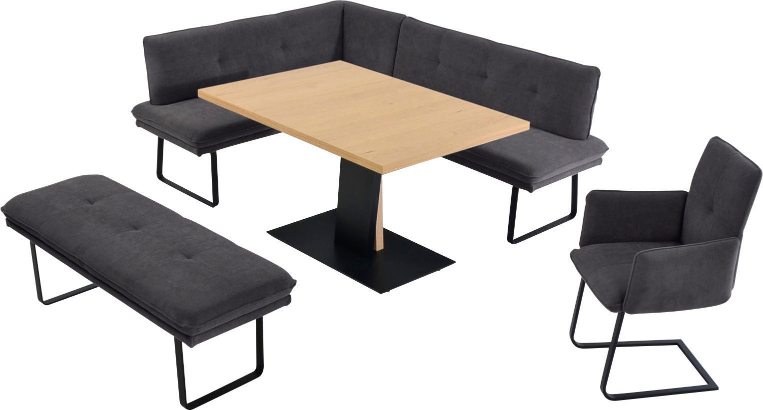 K+W Komfort & Wohnen Essgruppe »Giacomo III« 4 Stk. tlg. wahlweise links od günstig online kaufen