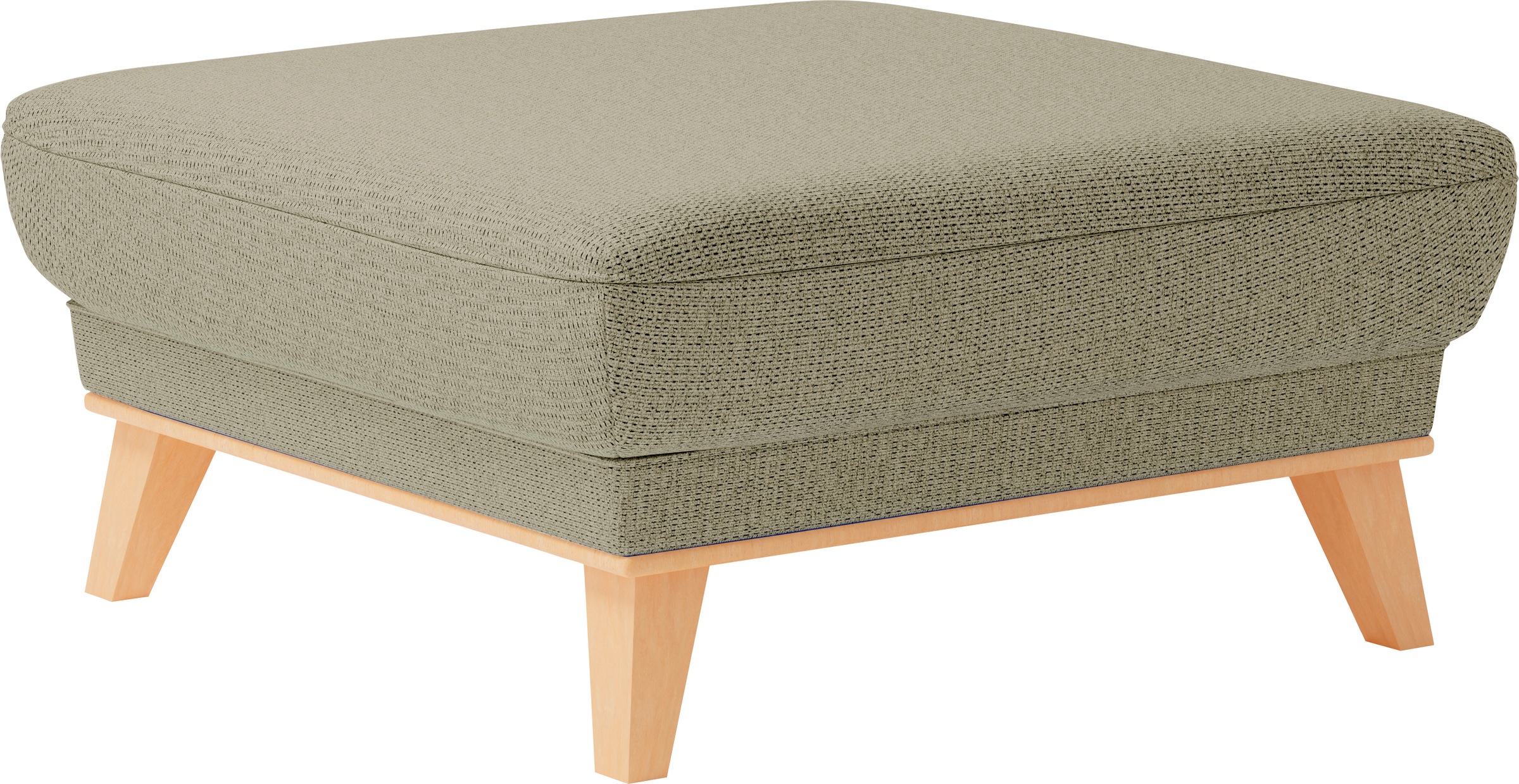 sit&more Polsterhocker »Lavida«, Mit elegantem Holzrahmen günstig online kaufen