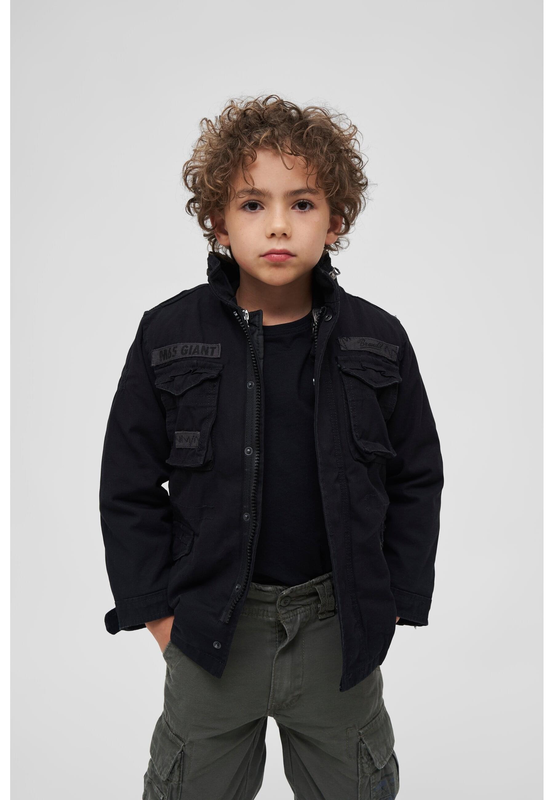 Brandit Parka »Brandit Herren Kids M65 Giant Jacket« 1 Stk. tlg. mit Kapuze