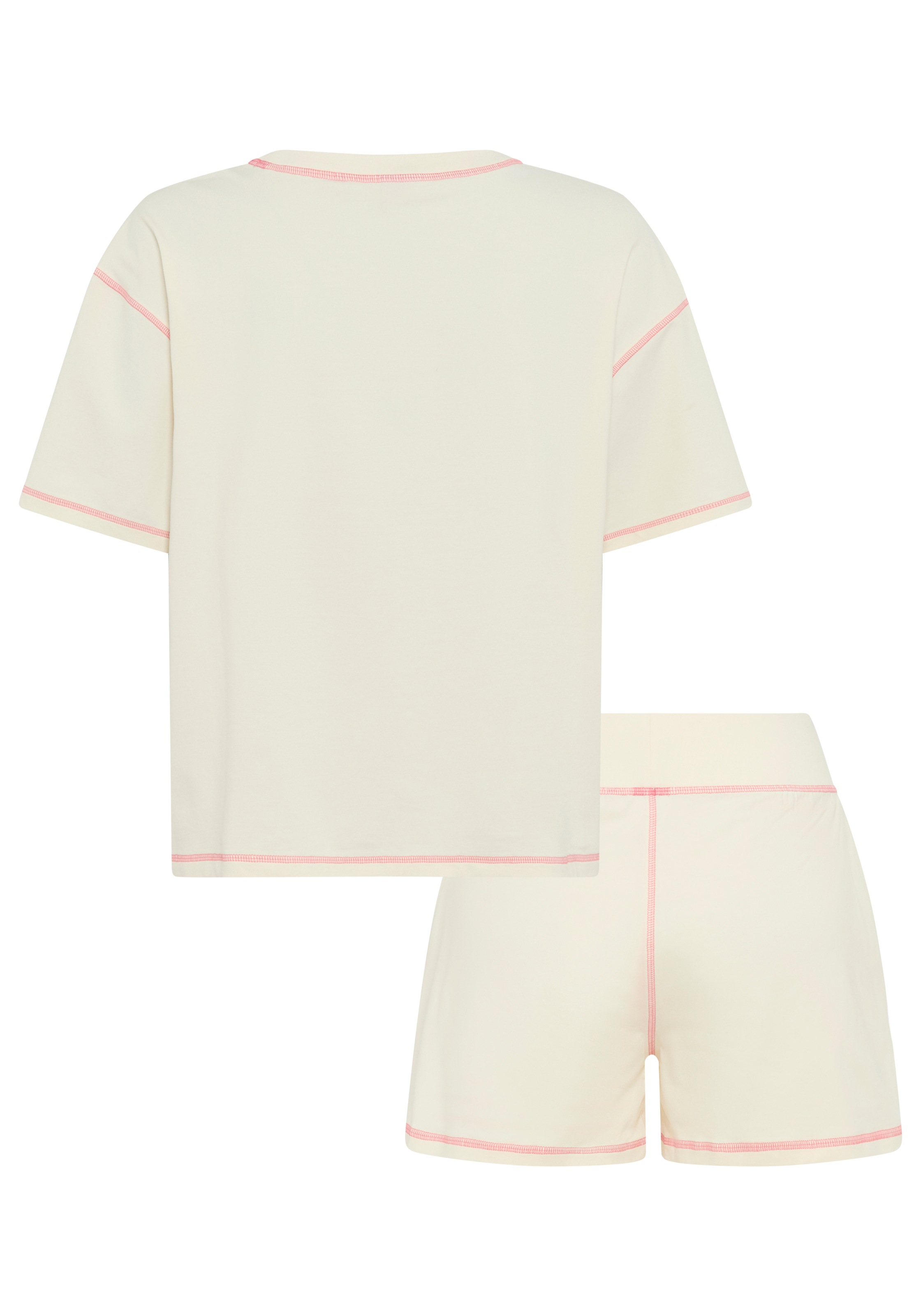 HUGO Underwear Shorty »NITE_SET«, kontrastfarbene Nähte, relaxed fit