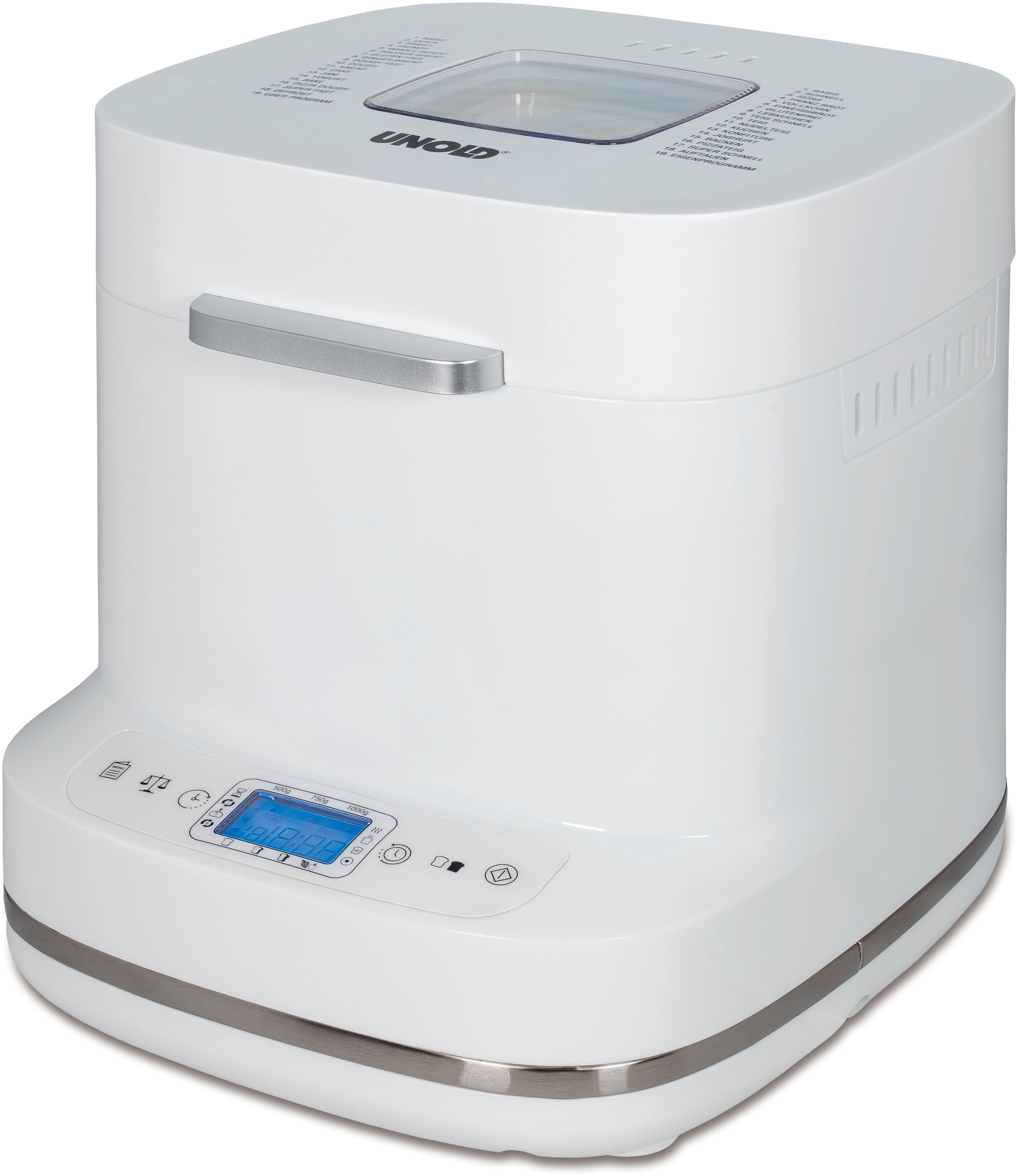 Unold Brotbackautomat »Backmeister Bernd« 19 Programme 550 W