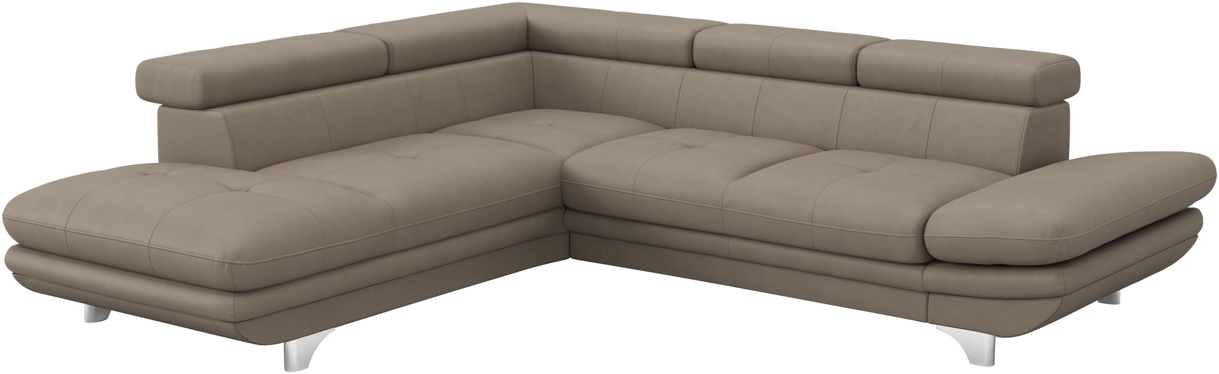 COTTA Ecksofa »Enterprise L-Form«, mit Arm- & Kopfteilverstellung, wahlweis günstig online kaufen