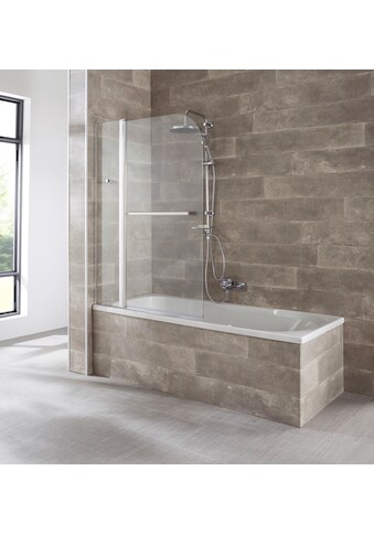 welltime Badewannenaufsatz »Mataro«, (2 tlg.), Duschwand in der Größe BxH: 100x140cm,... kaufen