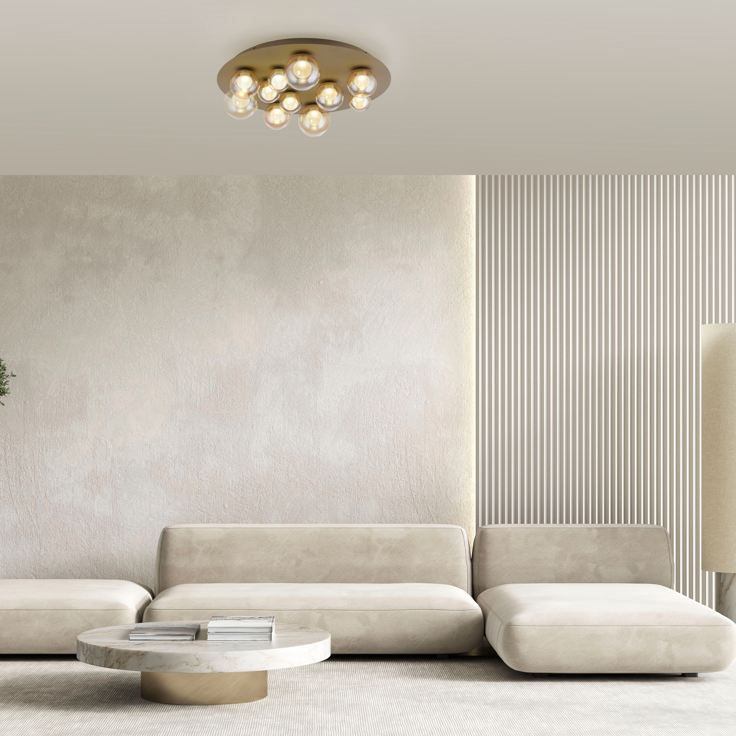 Neuhaus PURE LED Deckenleuchte »PURE Popup« LED-Board 1 Stk. warmweiß - kaltweiß Stufenloses dimmen, CCT, Fernbedienung, Memoryfunktion