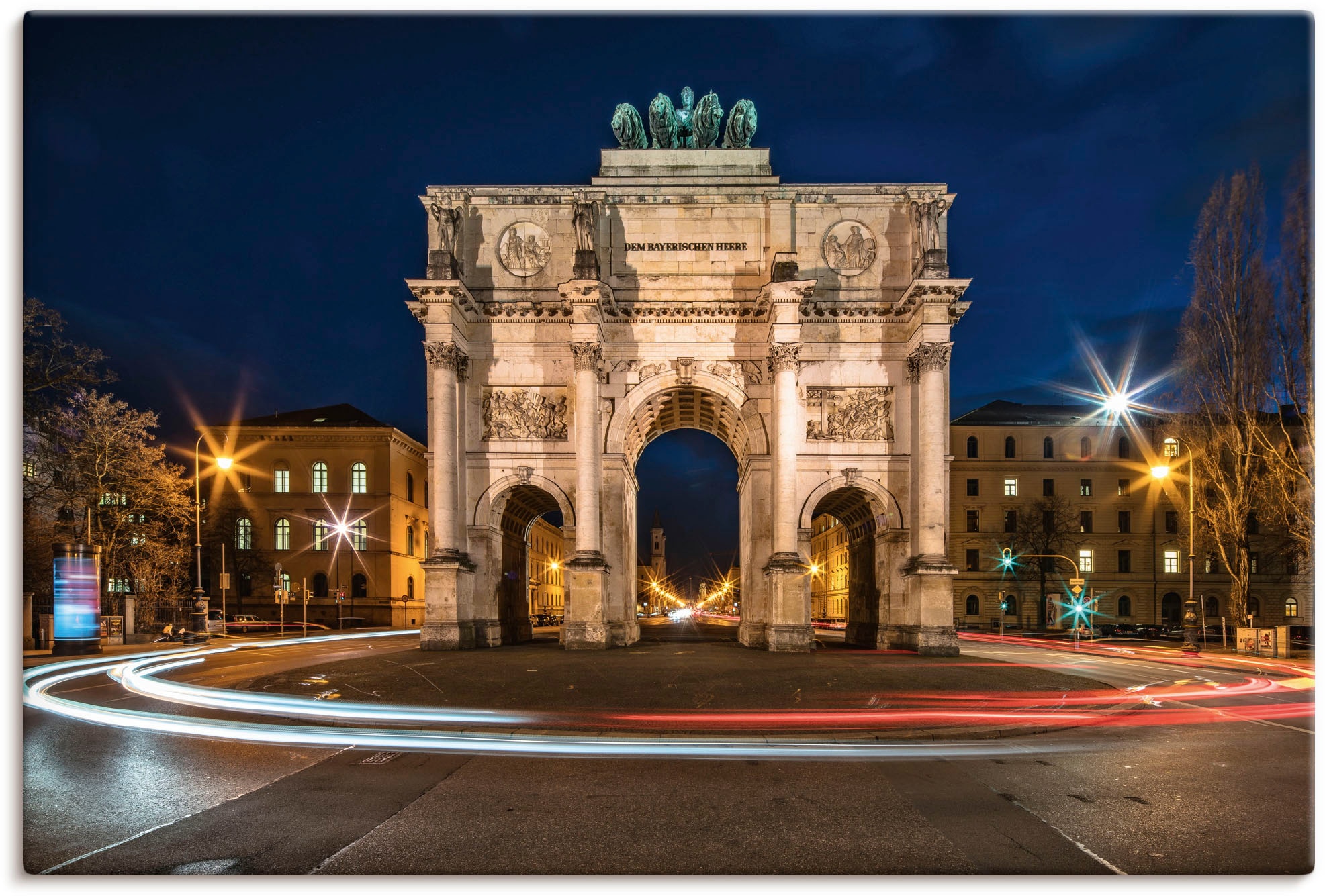 Artland Wandbild »Siegestor München, Deutschland«, Elemente der Architektur günstig online kaufen