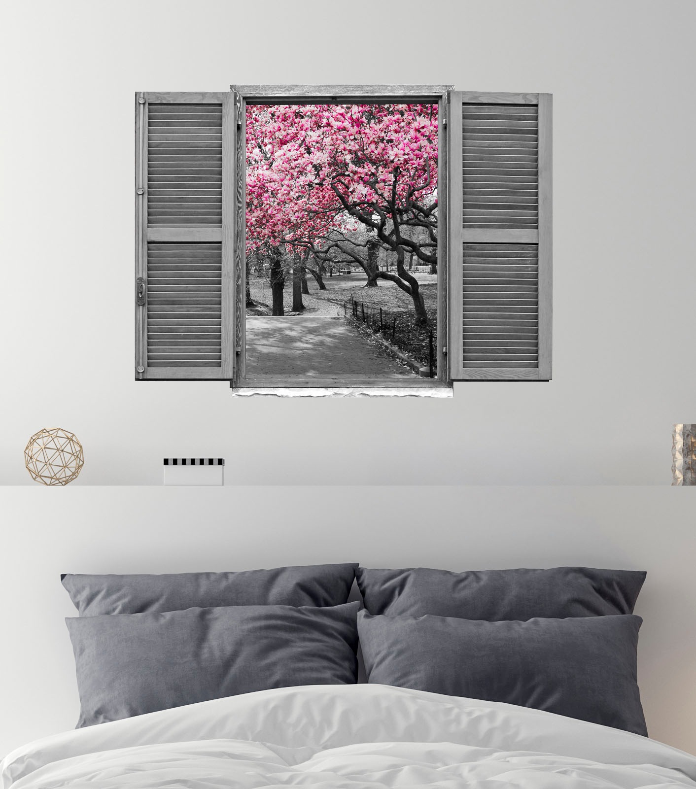 queence Wandtattoo »Park«, (1 St.), Wandsticker, Wandbild, selbstklebend, 3 günstig online kaufen