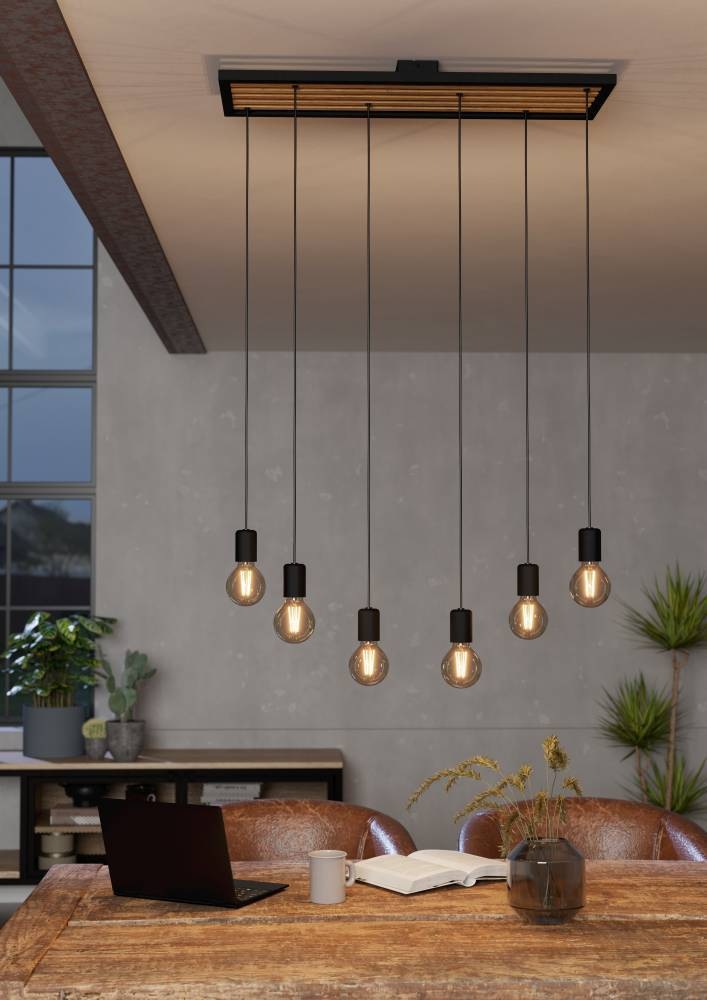 EGLO Hängeleuchte »CONSETT« E27 1 Stk. Hängelampe, FSCM70HB, Pendellampe au günstig online kaufen