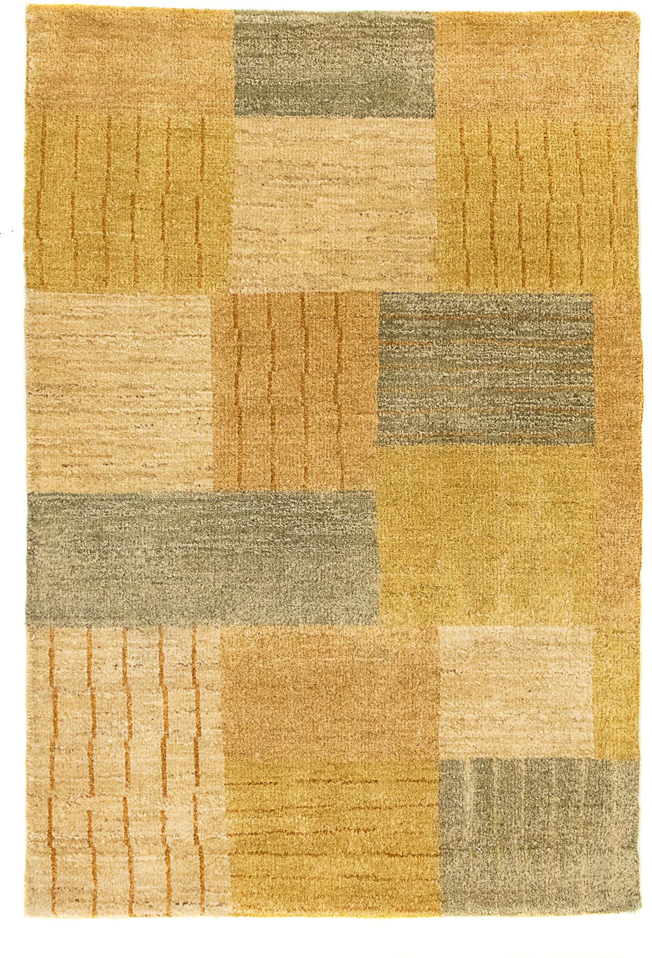 morgenland Wollteppich »Gabbeh - Indus - 91 x 62 cm - mehrfarbig«, rechteck günstig online kaufen