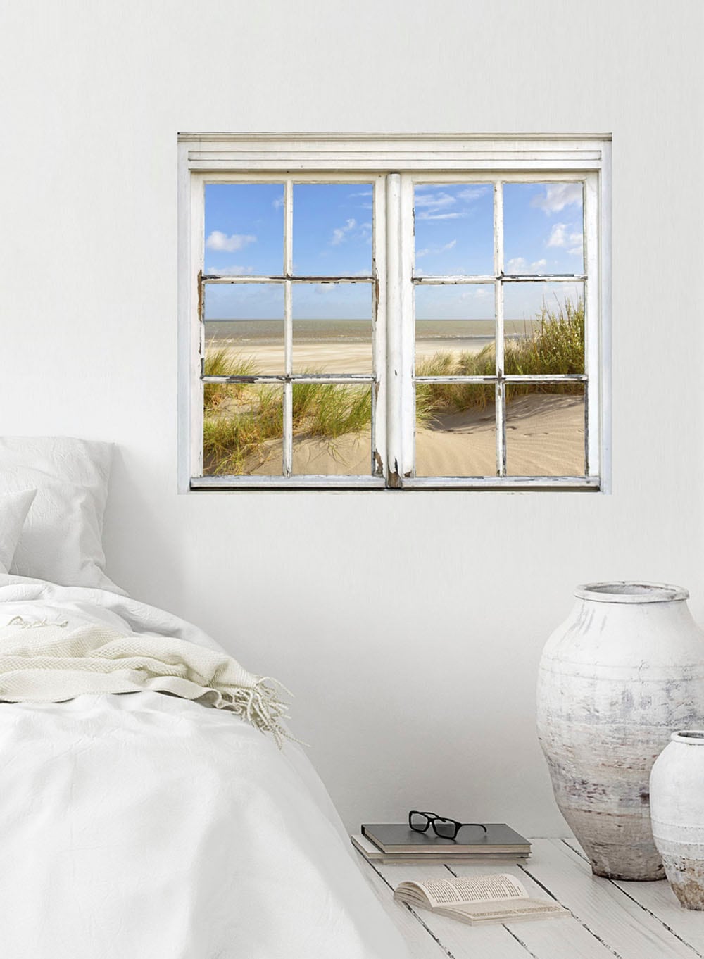 queence Wandsticker »Dünen«, Wandsticker, Wandbild, selbstklebend, Dünen, Sand, 3D