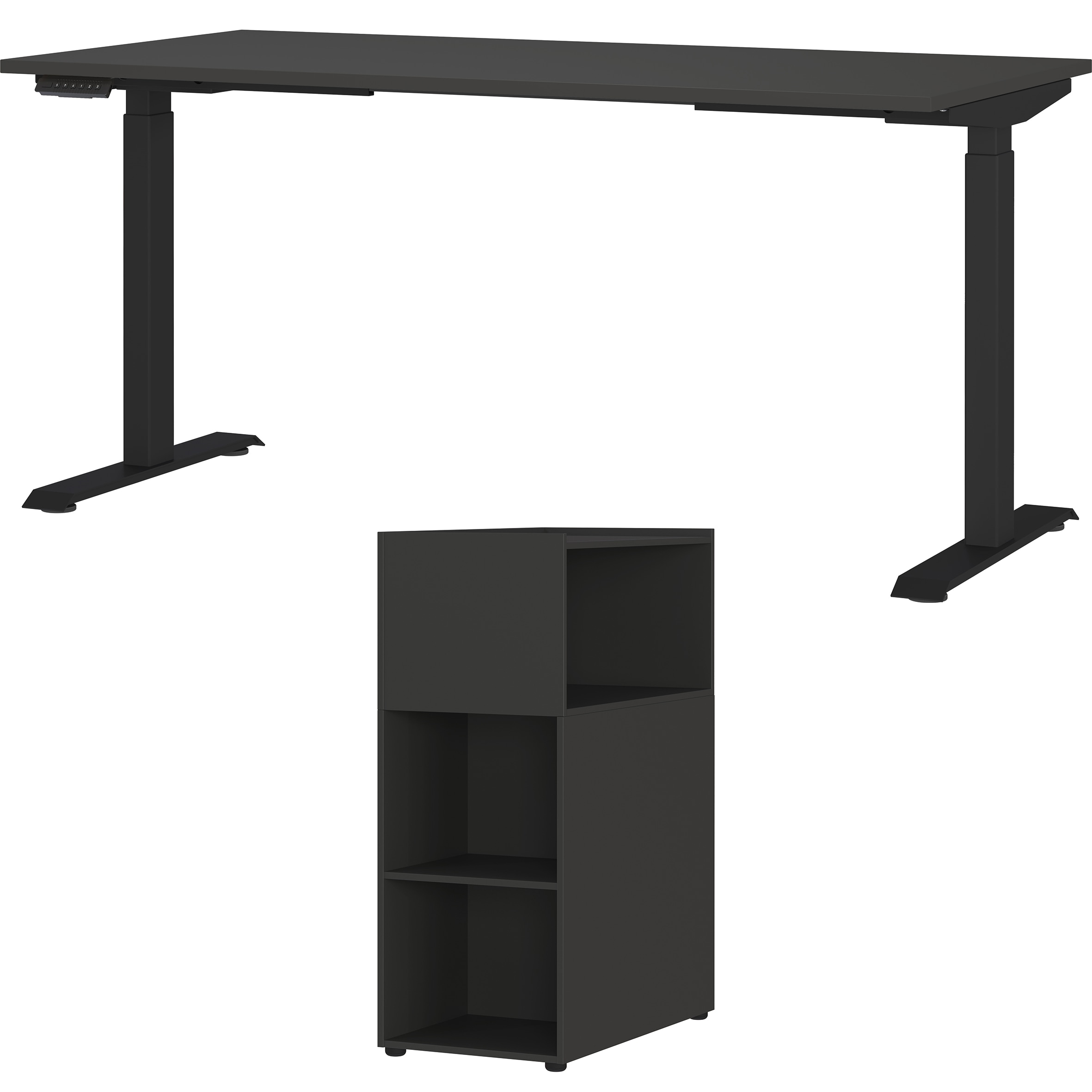 GERMANIA Büromöbel-Set »Mailand« 2 Stk. tlg. inkl. Schreibtisch und Raumtei günstig online kaufen