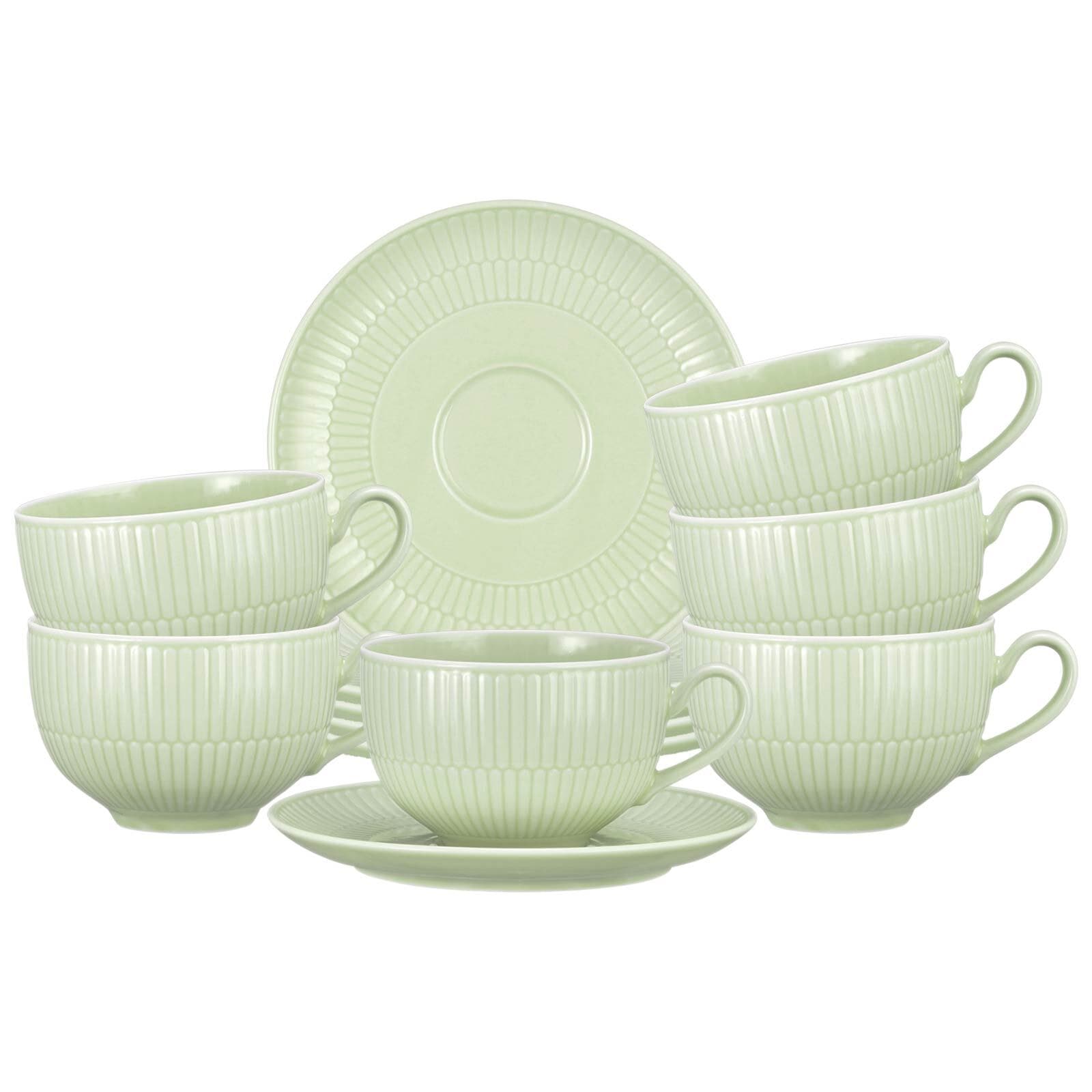 Seltmann Weiden Tasse »Milchkaffeetassen mit Untertassen Amina 350 ml 6er S günstig online kaufen